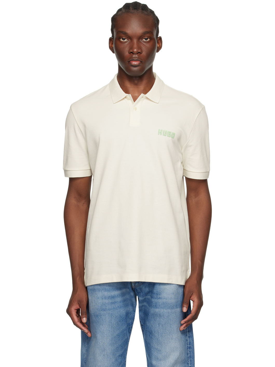 Off-White Printed Polo - 1