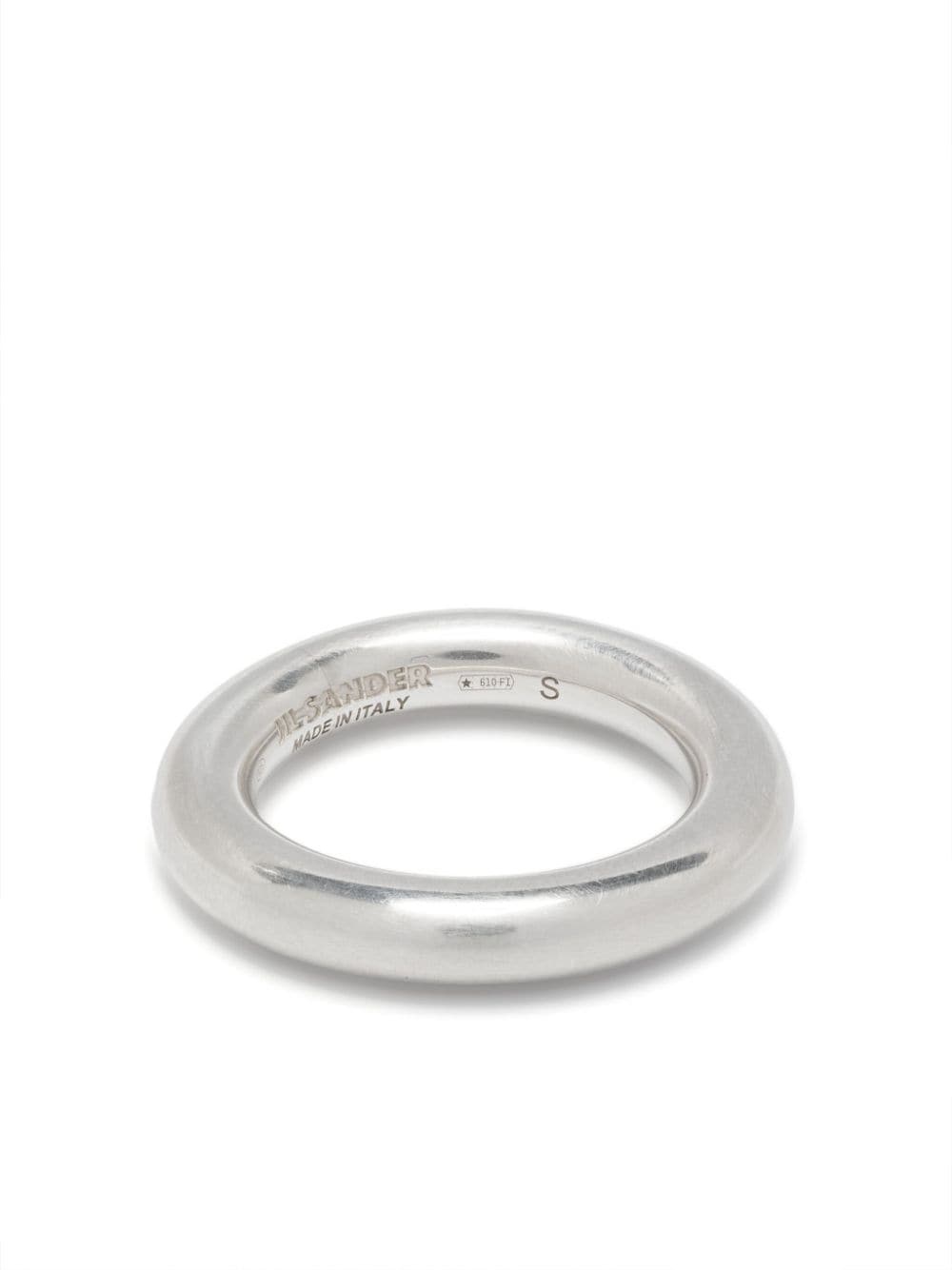 polished halo-band ring - 1