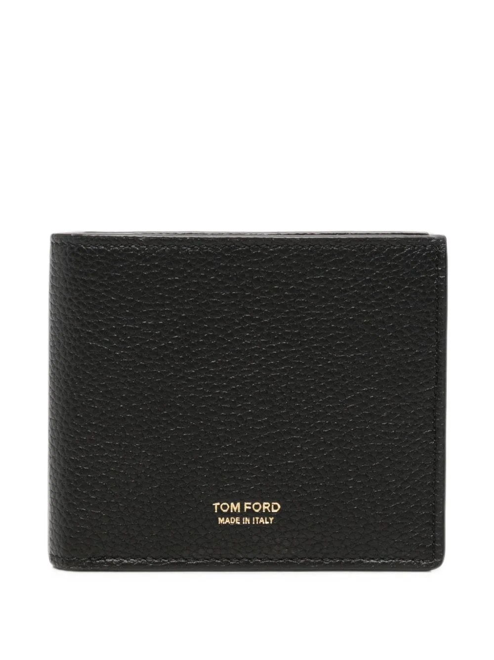 logo-print leather cardholder - 1