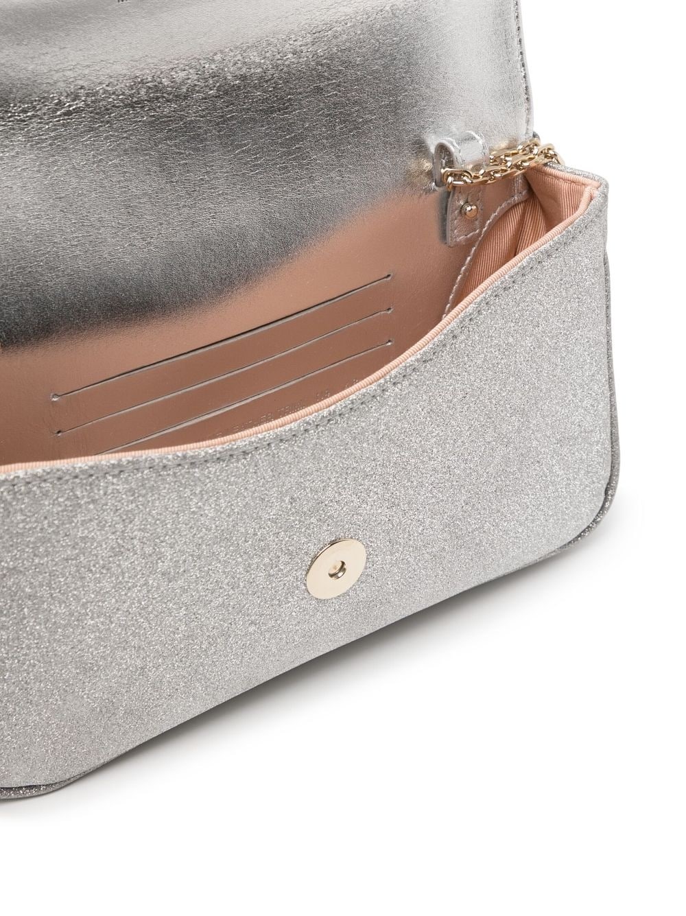 glitter-embellishment shoulder bag - 5