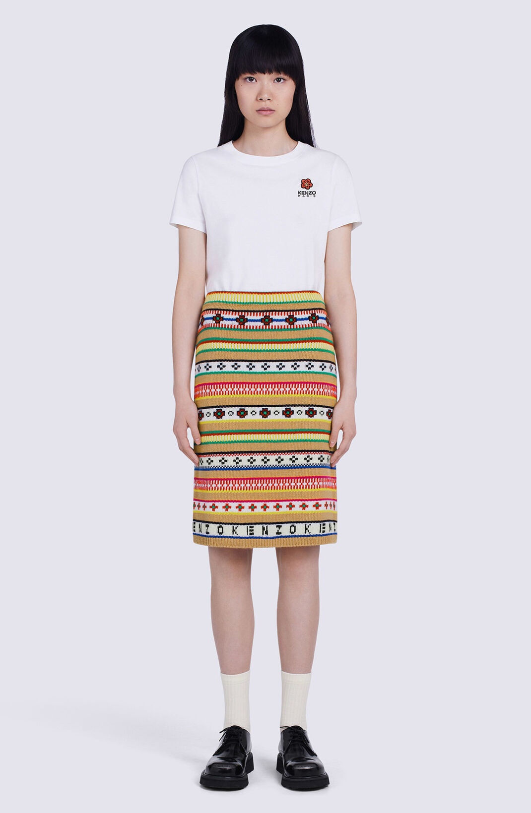 'Fairisle' jacquard skirt - 2