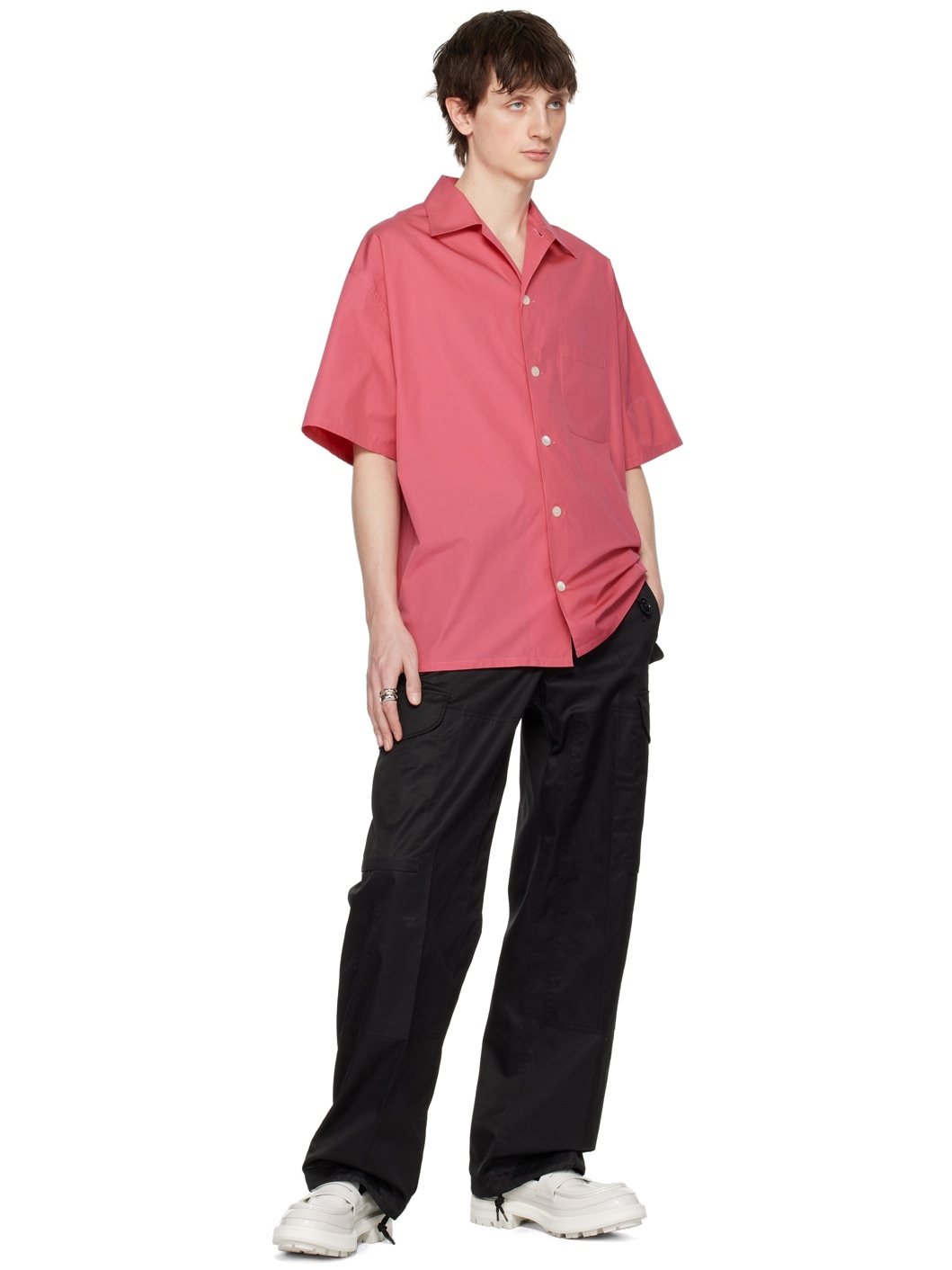 Black Military Cargo Pants - 4