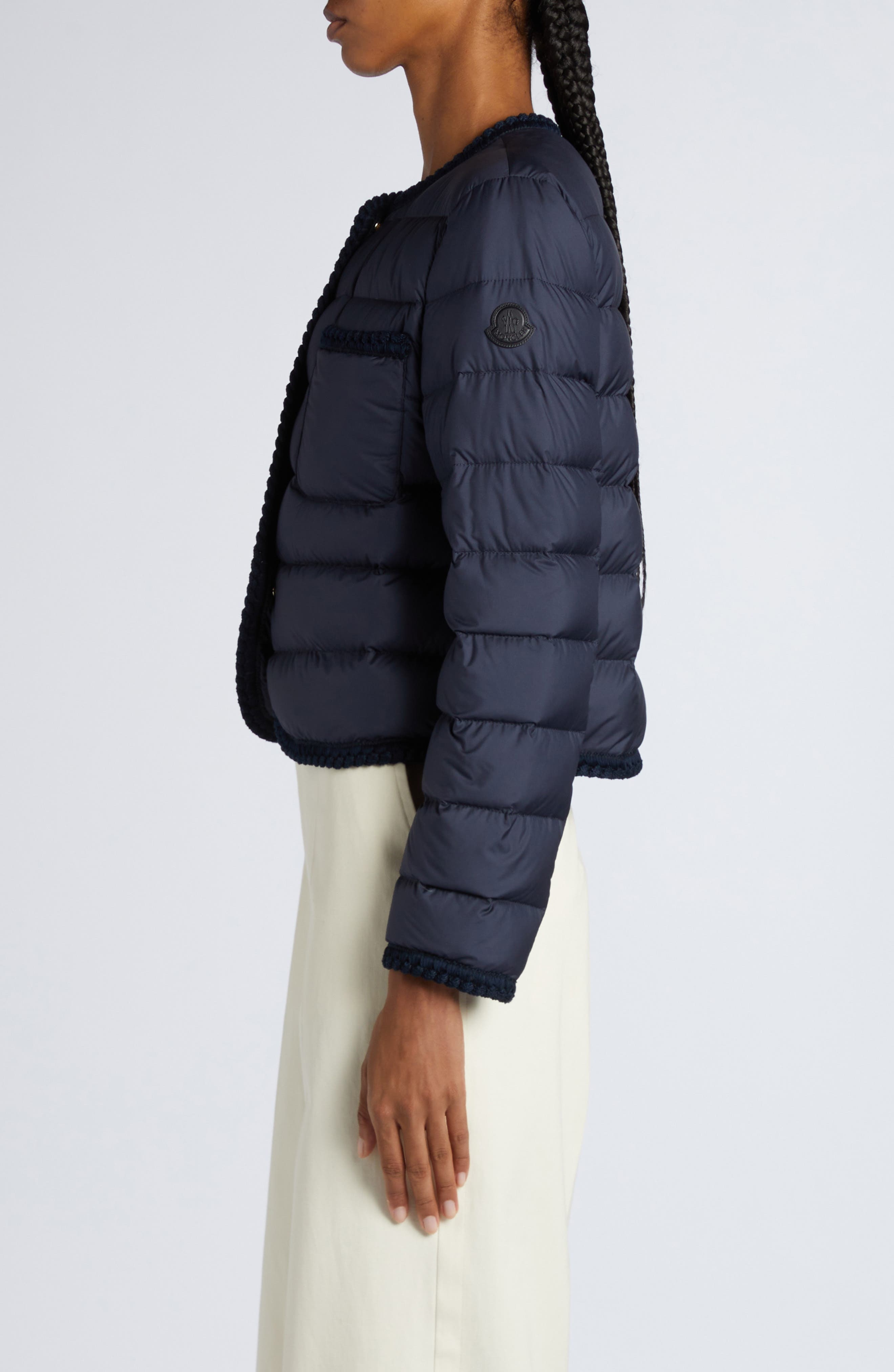 Moncler Gencay Down Jacket in Navy Blue at Nordstrom - 4