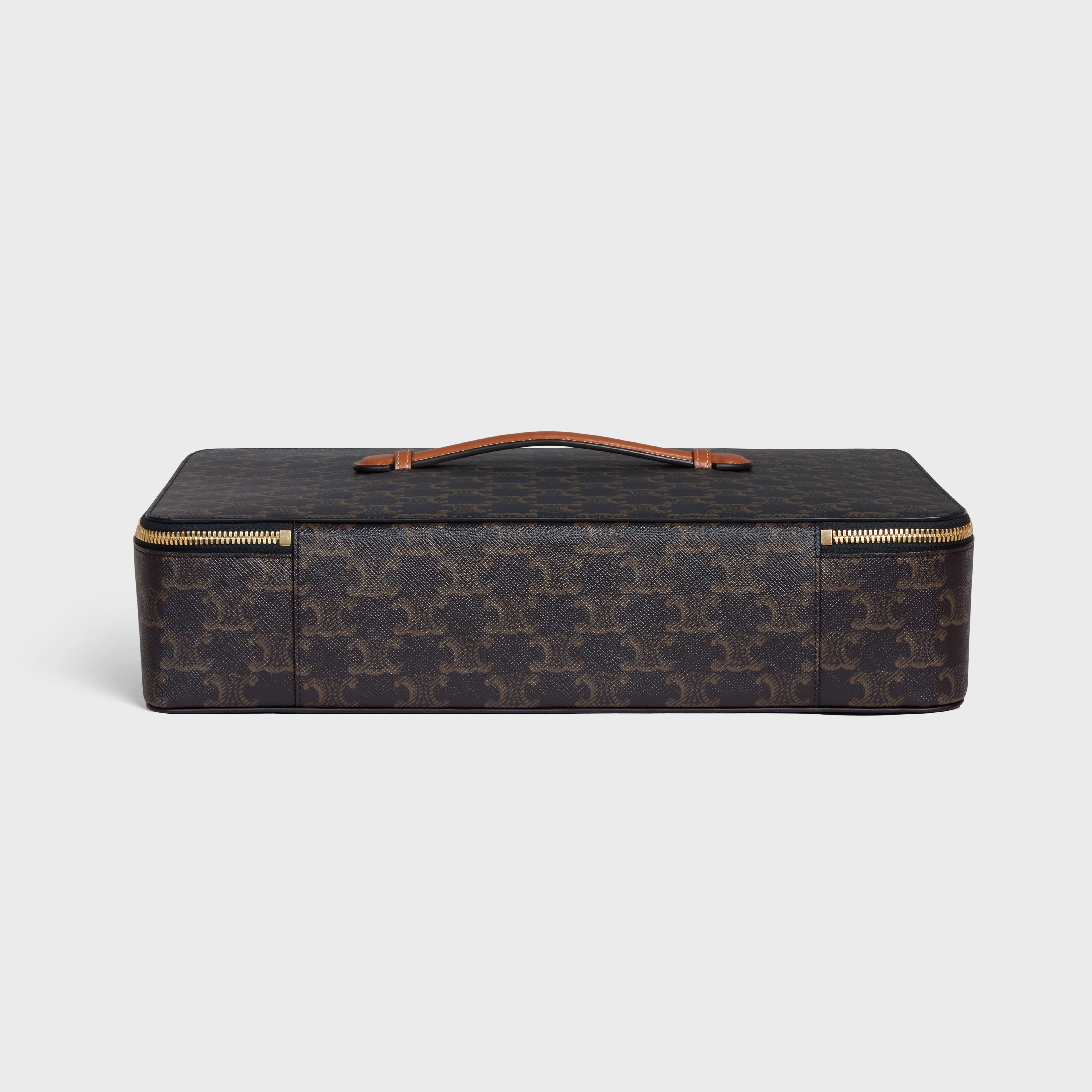 Shirt Case in Triomphe Canvas and Calfskin - 3
