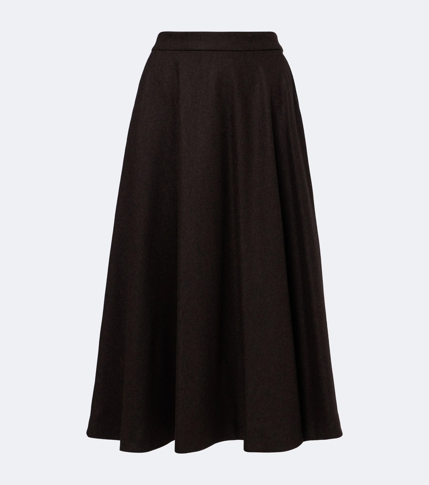 Wool midi skirt - 1