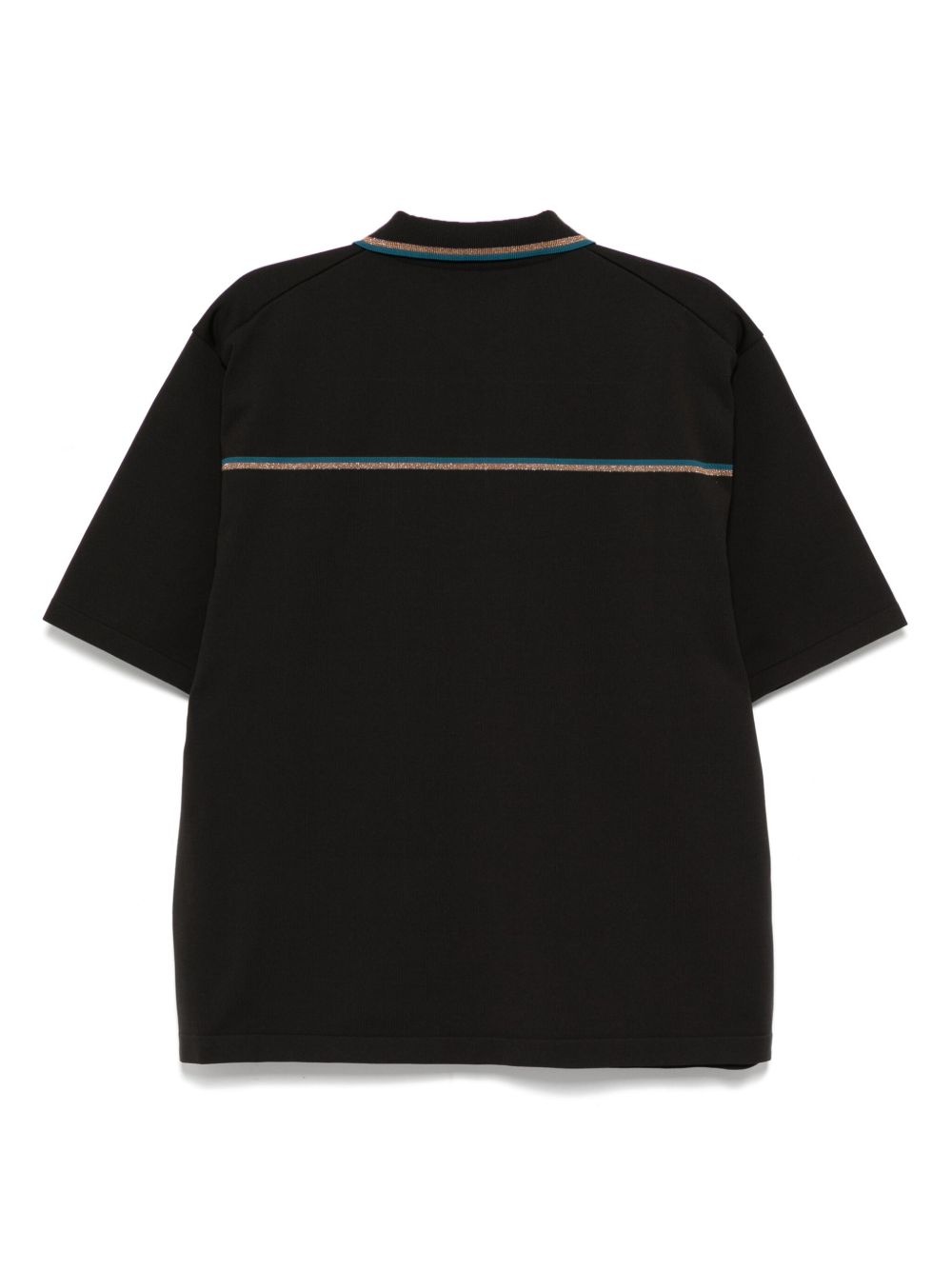 striped polo shirt - 2