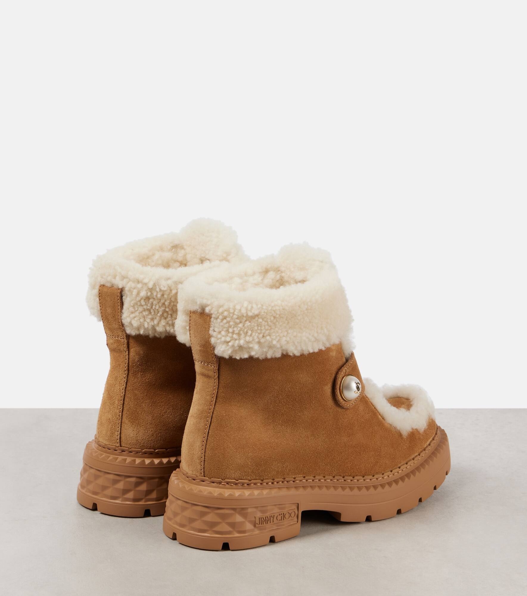 Shea shearling-lined suede ankle boots - 2