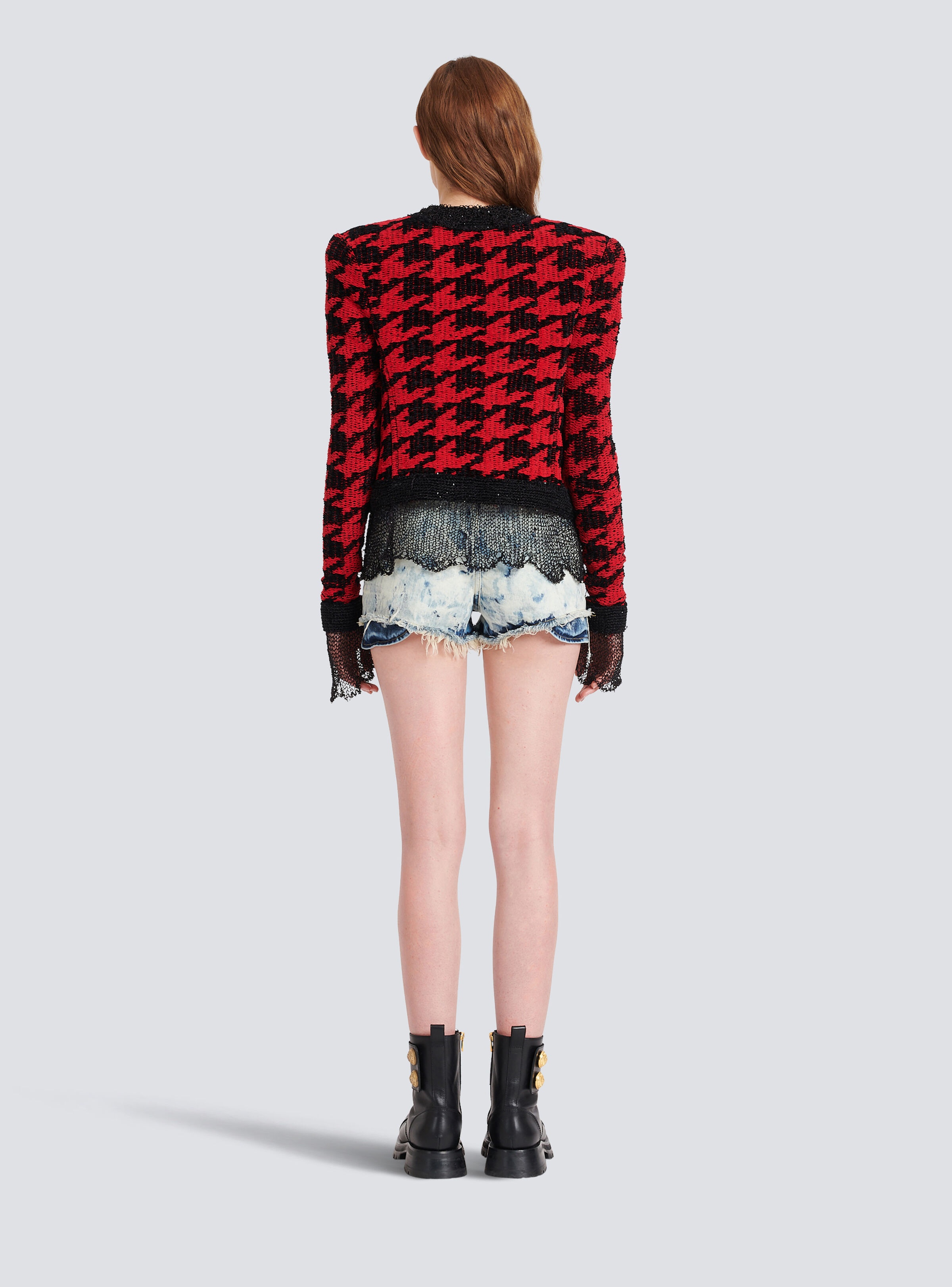 Knit destroyed jacket - 4