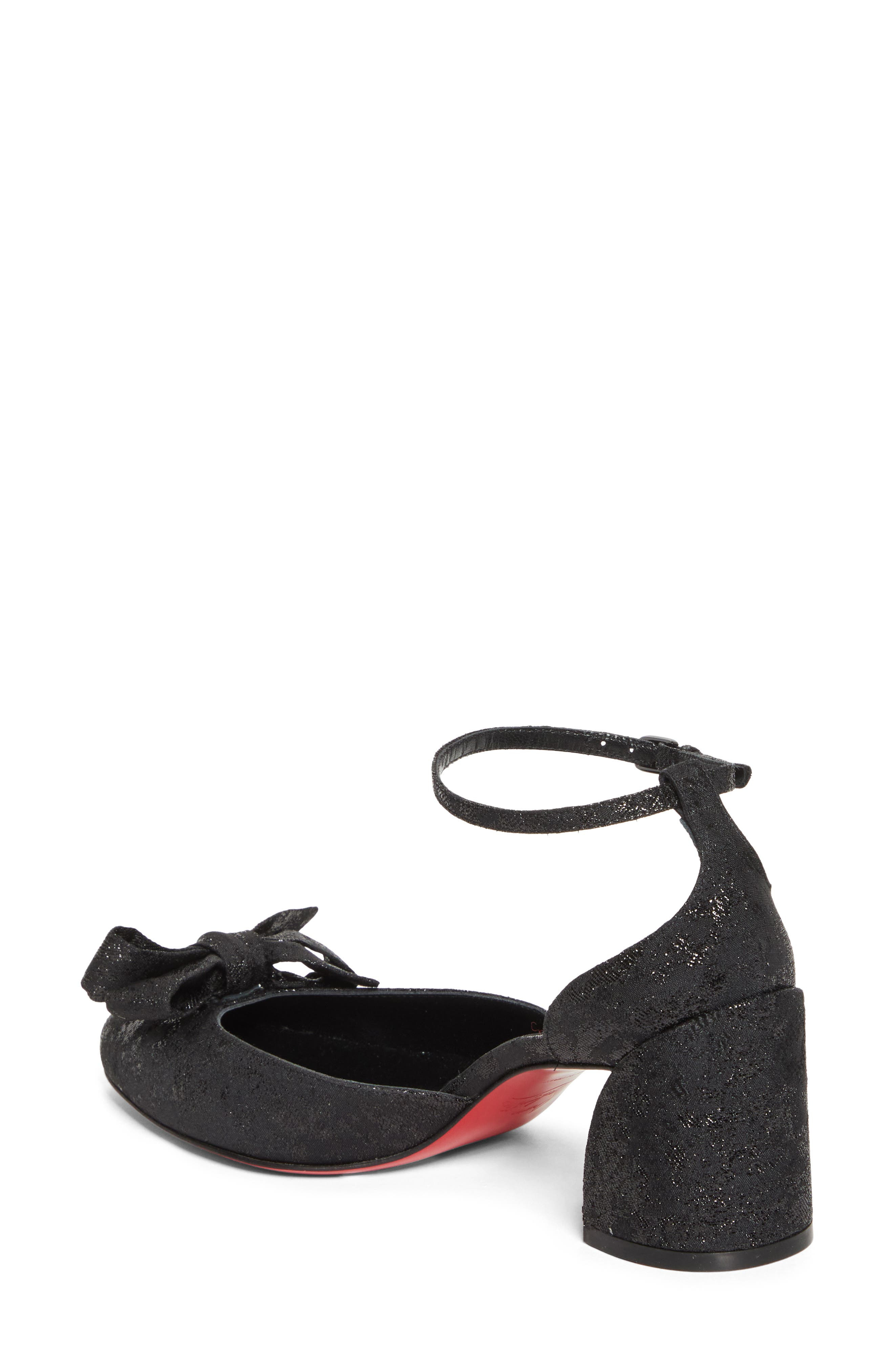 Christian Louboutin Jane Bow Pump in Black at Nordstrom - 2