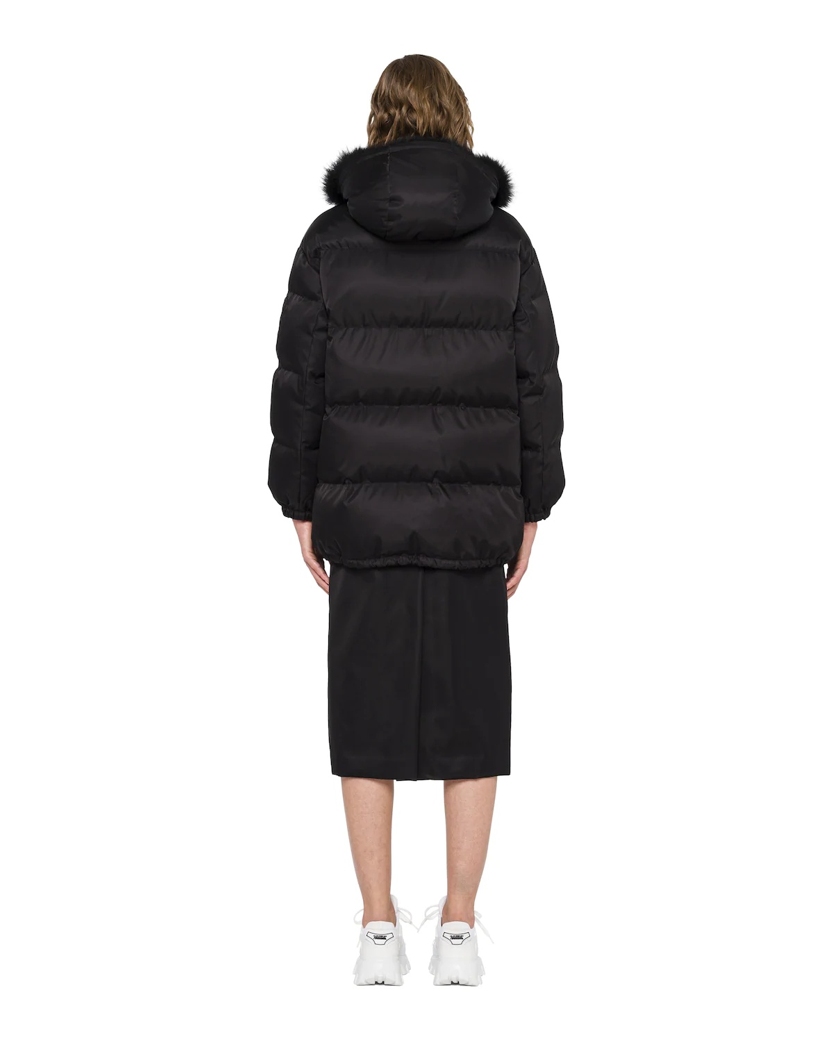 Re-Nylon gabardine puffer jacket - 4