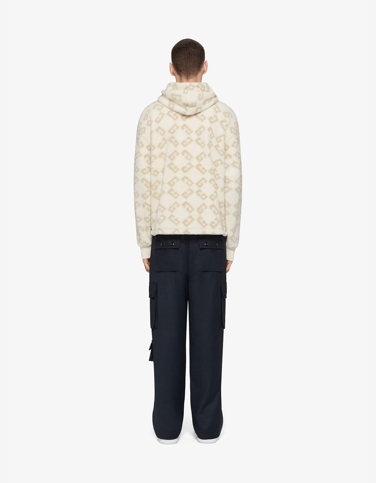 Givenchy Natural Monogram 72 Jacquard Hoodie - 3