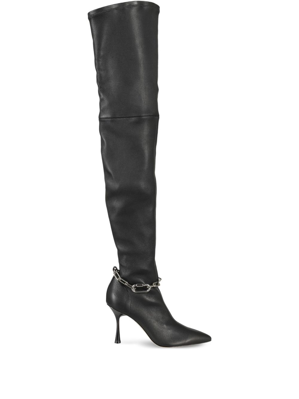 90mm leather boots - 1