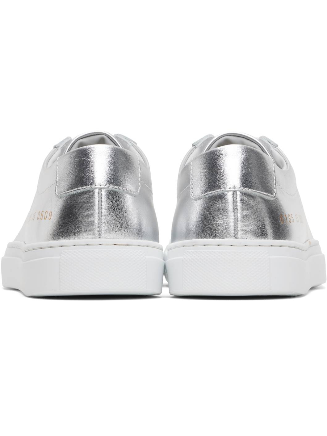 Silver Achilles Shiny Sneakers - 2