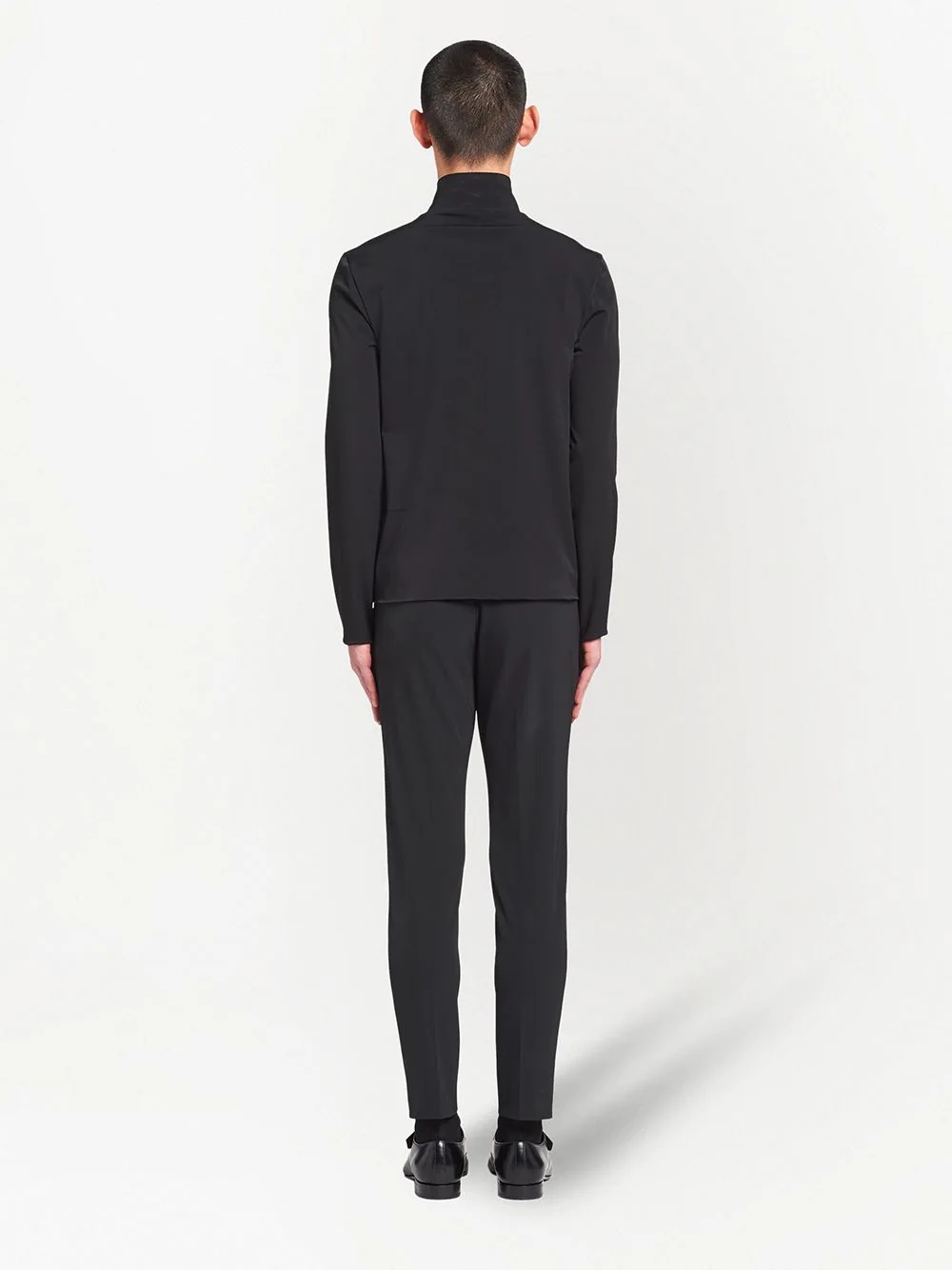 technical jersey roll-neck jumper - 4