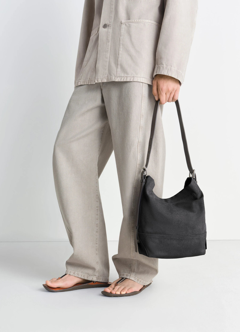 Lemaire SMALL BELTED TOTE BAG IN COTTON CANVAS outlook