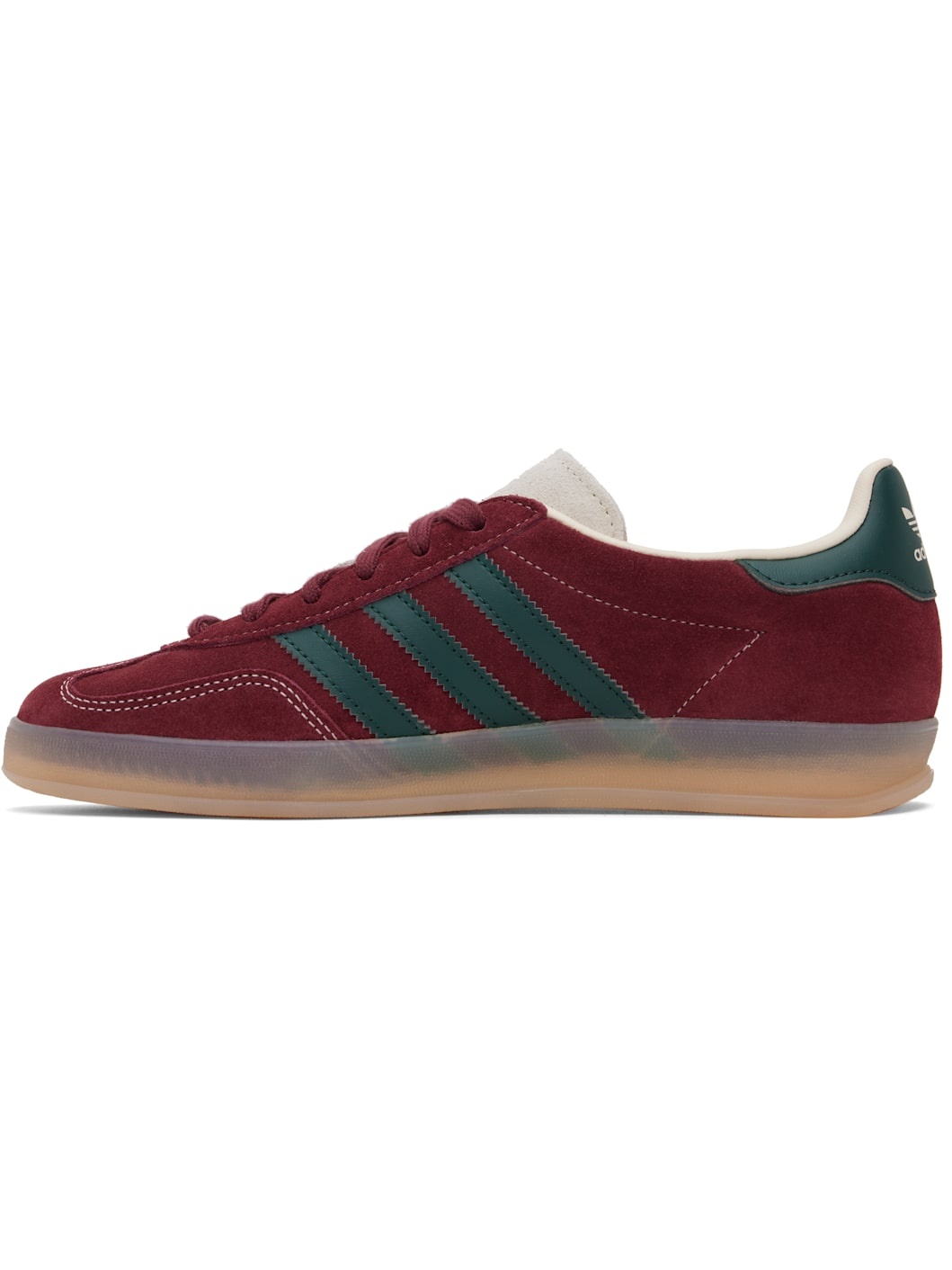 Burgundy Gazelle Indoor Sneakers - 3