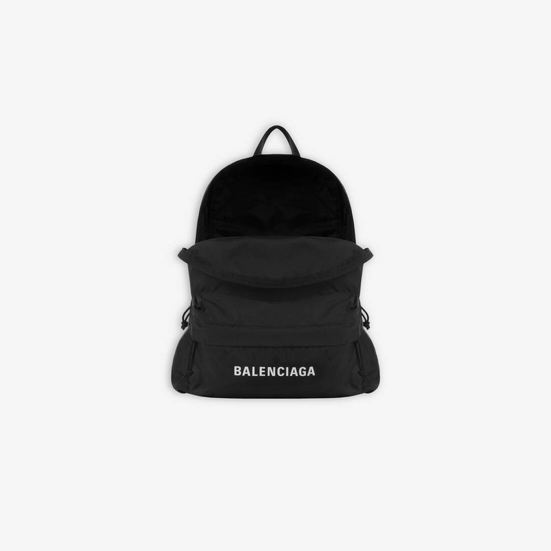 Men's Expandable Backpack in Black/white 4