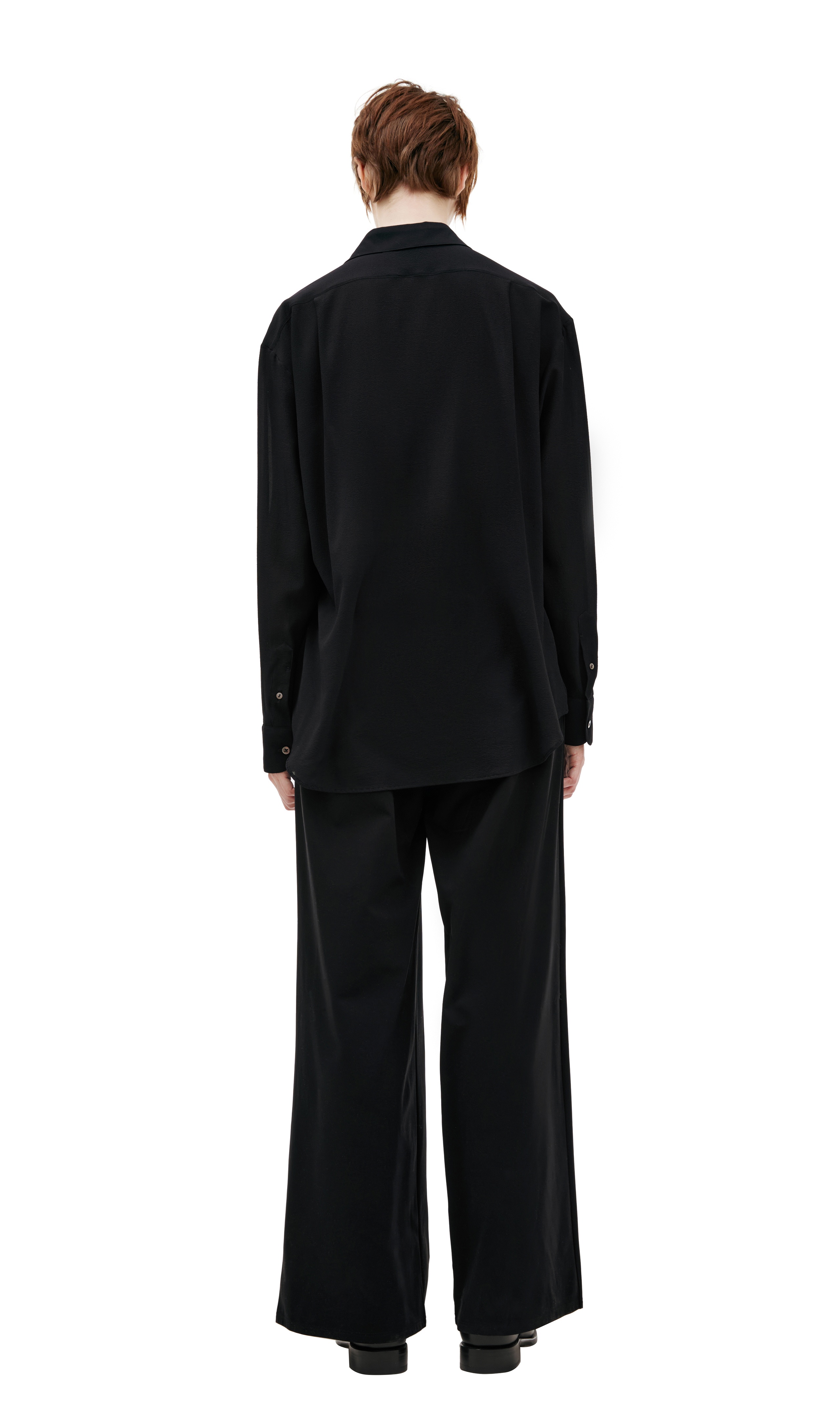 SILK BUTTON-DOWN SHIRT - 3