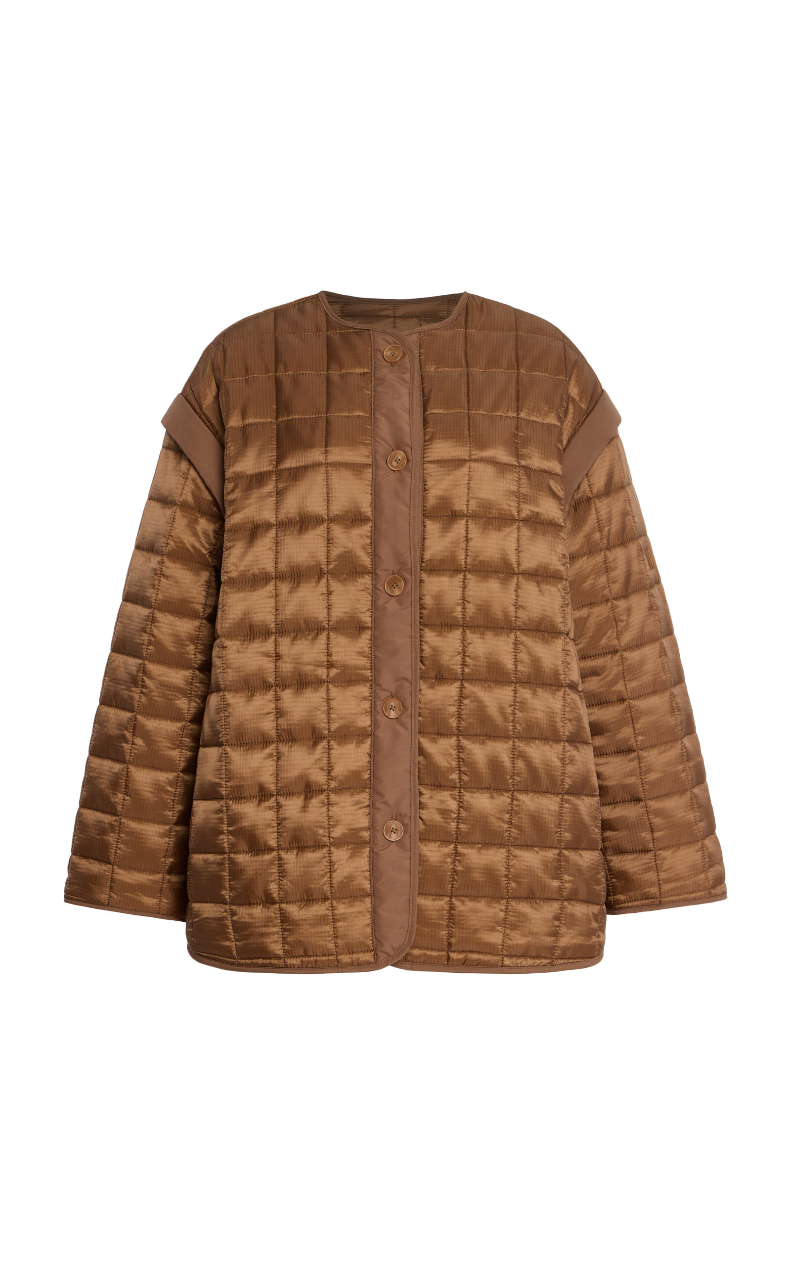 Edith Quilted Jacket brown - 1