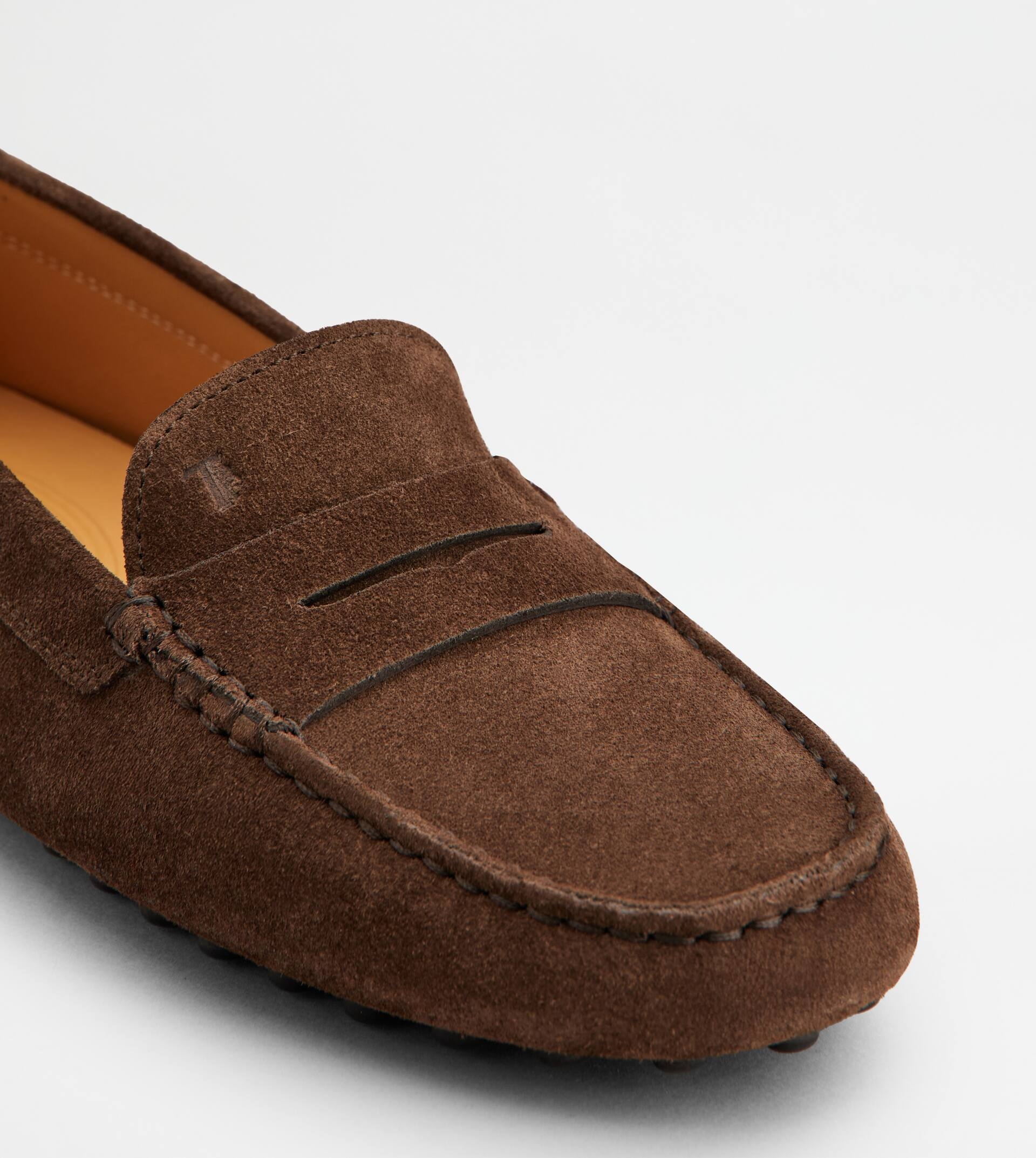 GOMMINO DRIVING SHOES IN SUEDE - BROWN - 6