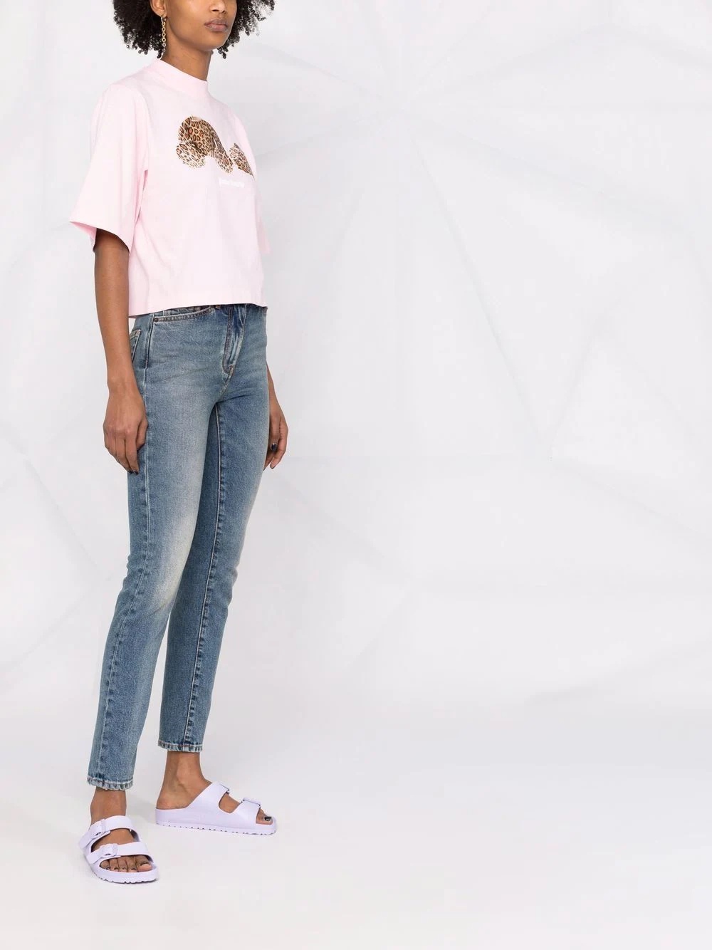 logo-patch denim jeans - 4