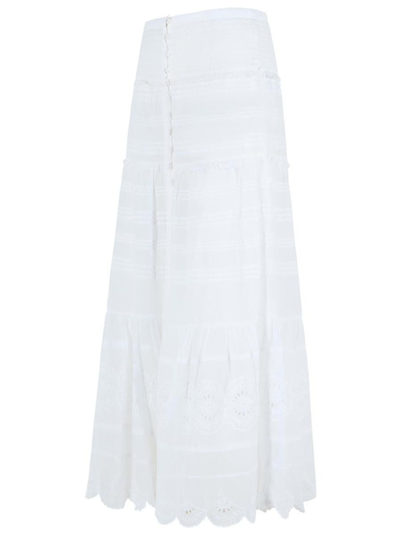 Isabel Marant Étoile Isabel Marant Étoile 'Paoline' White Cotton Skirt outlook