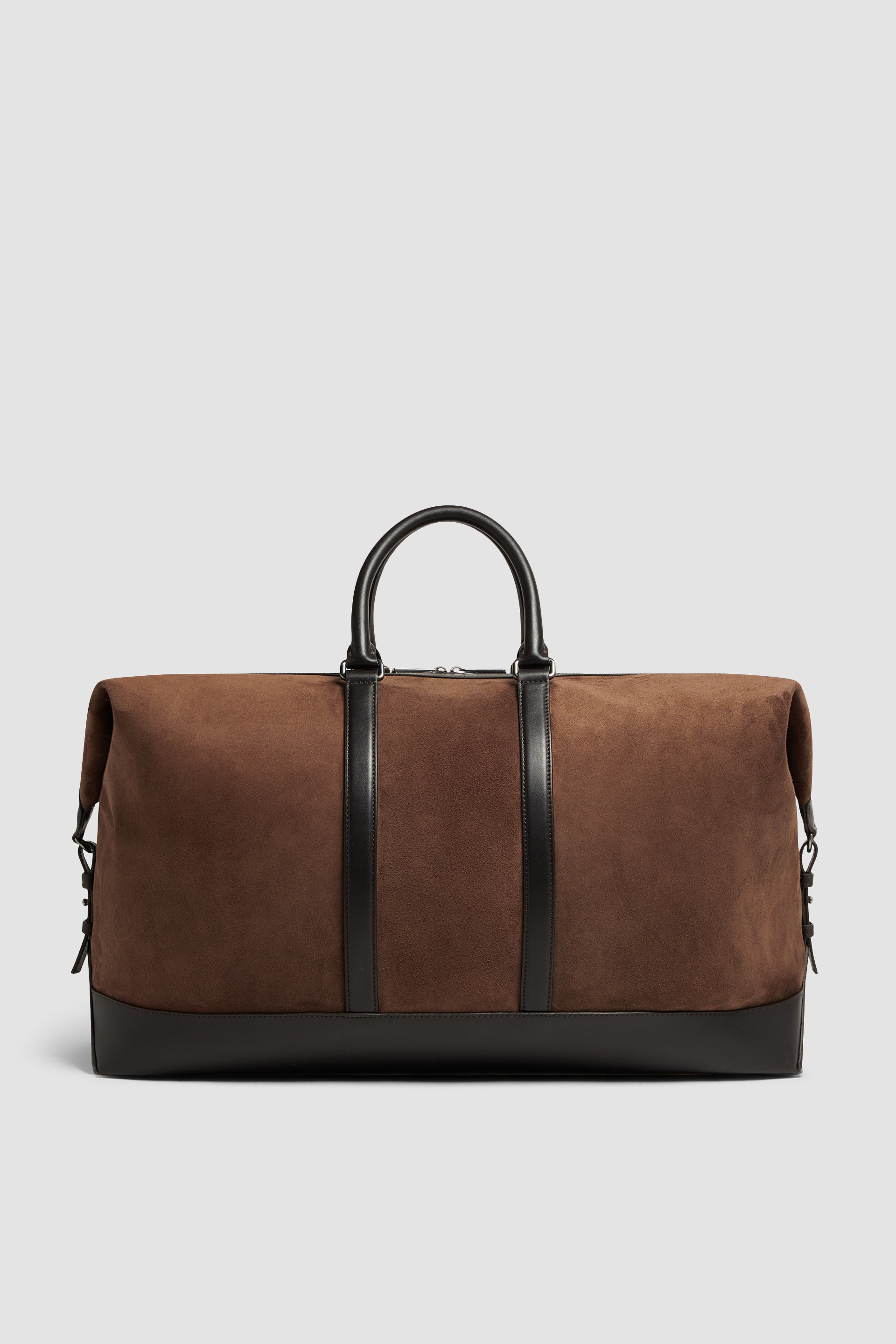 Tech Suede Leather-Trimmed Duffle Bag - 4