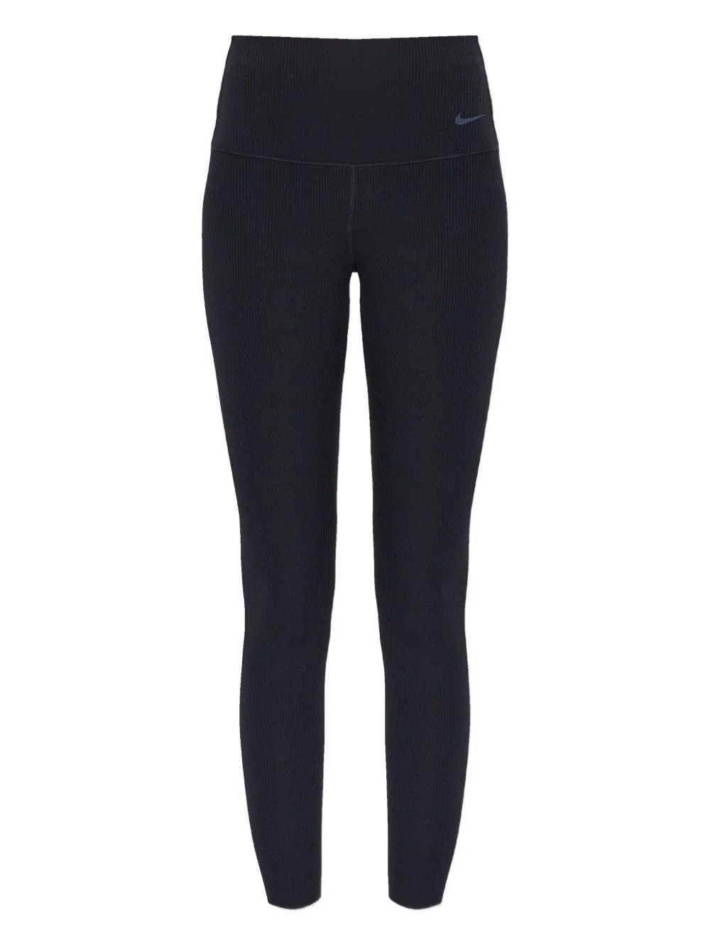 ribbed logo performance leggings - 1