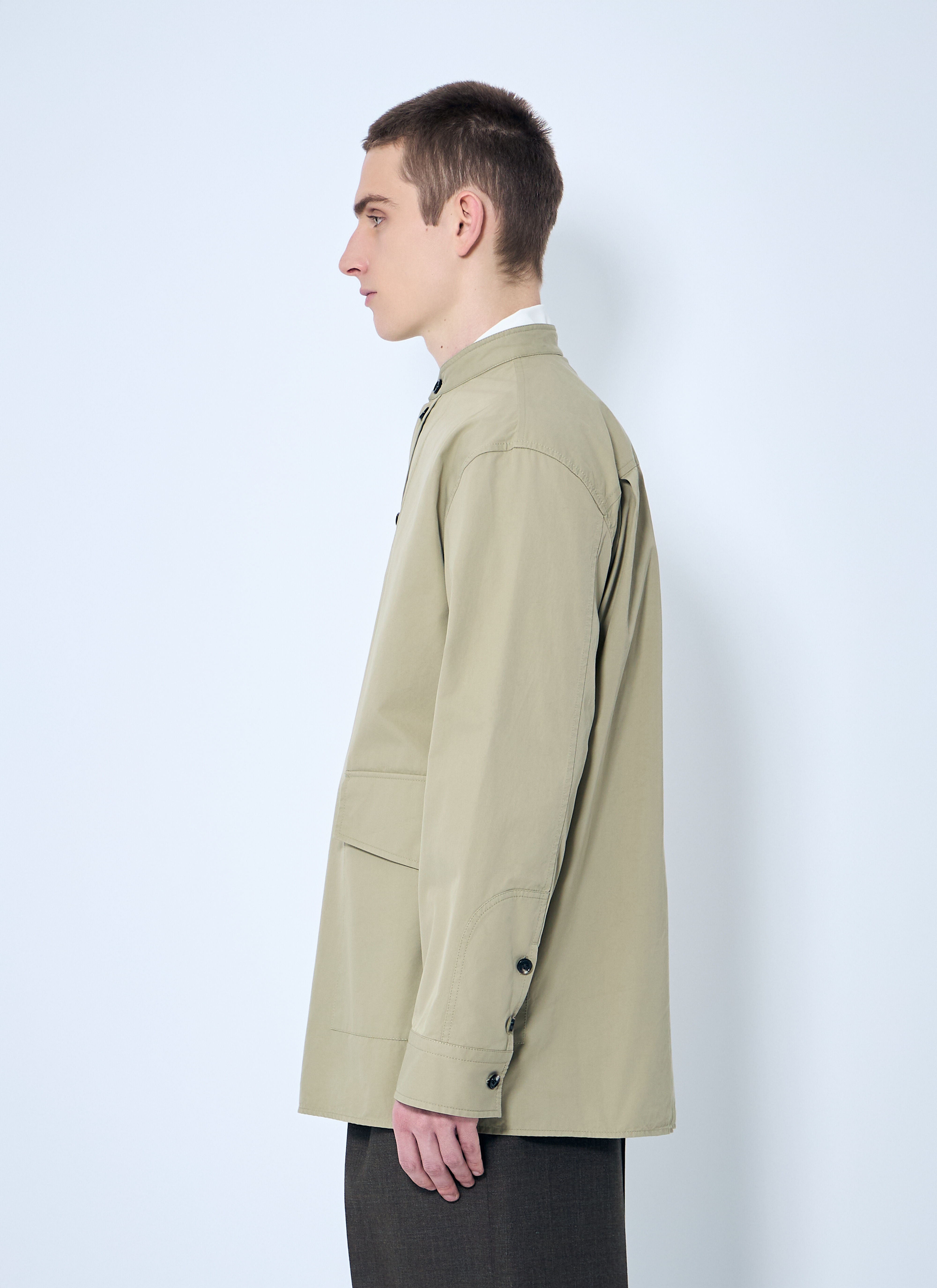 Light-Cotton Twill Overshirt - 3
