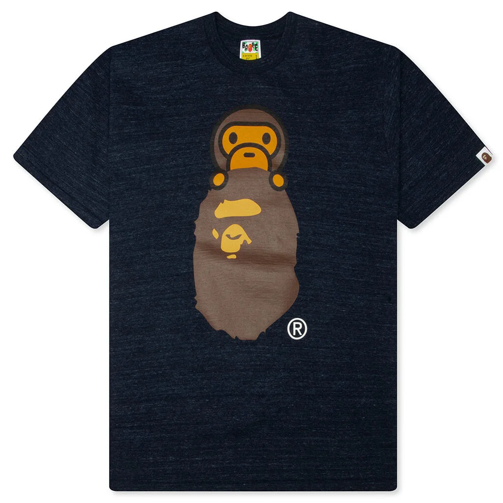 MILO ON APE HEAD TEE - NAVY - 1