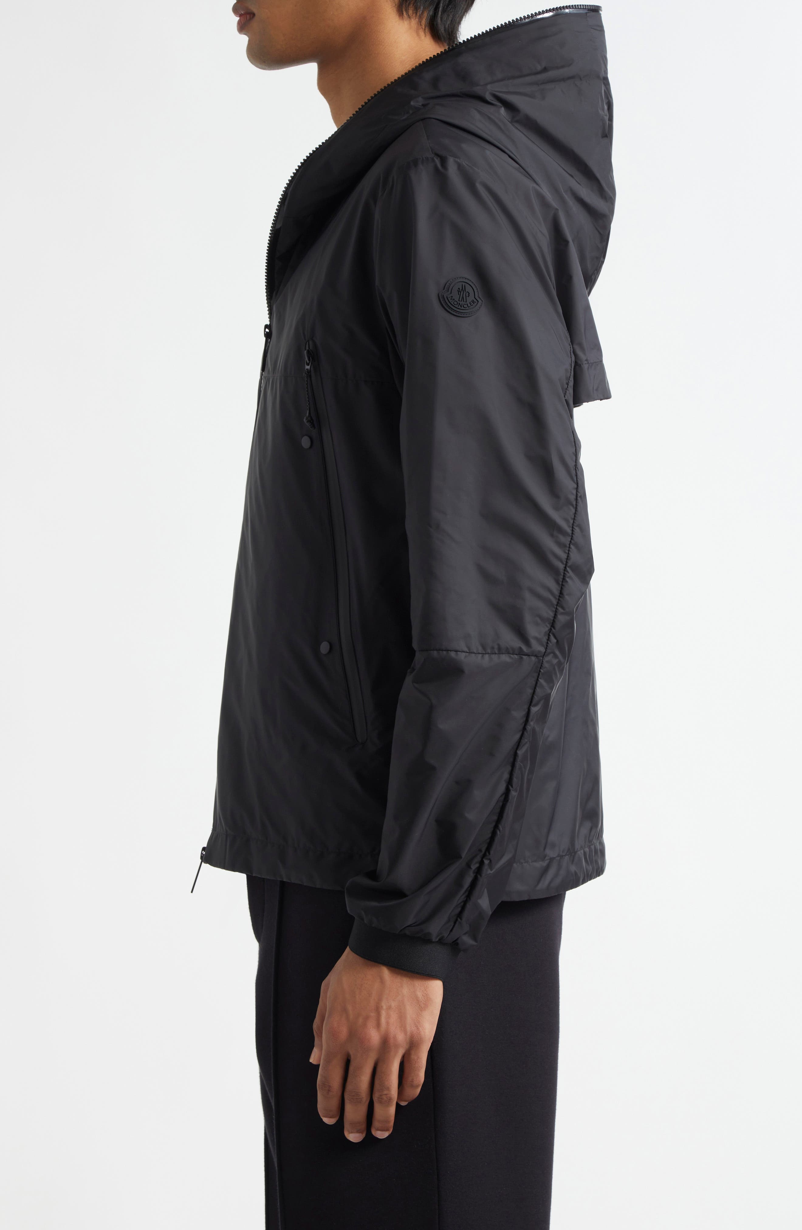 Moncler Junichi Packable Hooded Jacket in Black at Nordstrom - 3