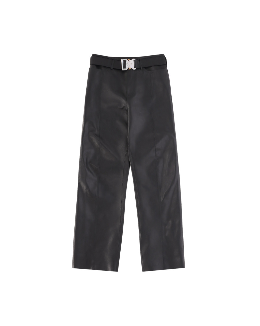 BUCKLE LEATHER PANT - 1