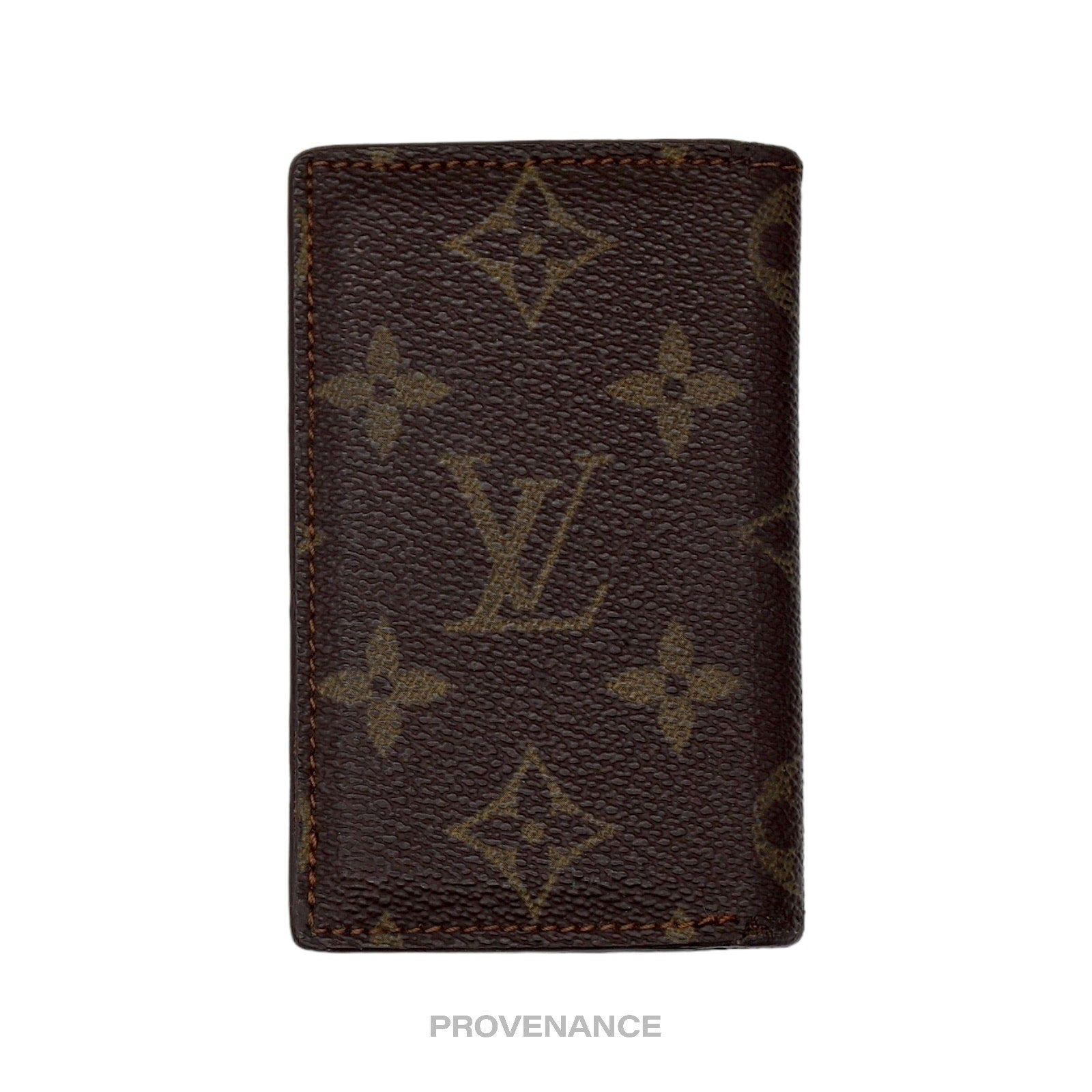 Louis Vuitton Pocket Organizer Card Wallet - Monogram Small "f" - 2