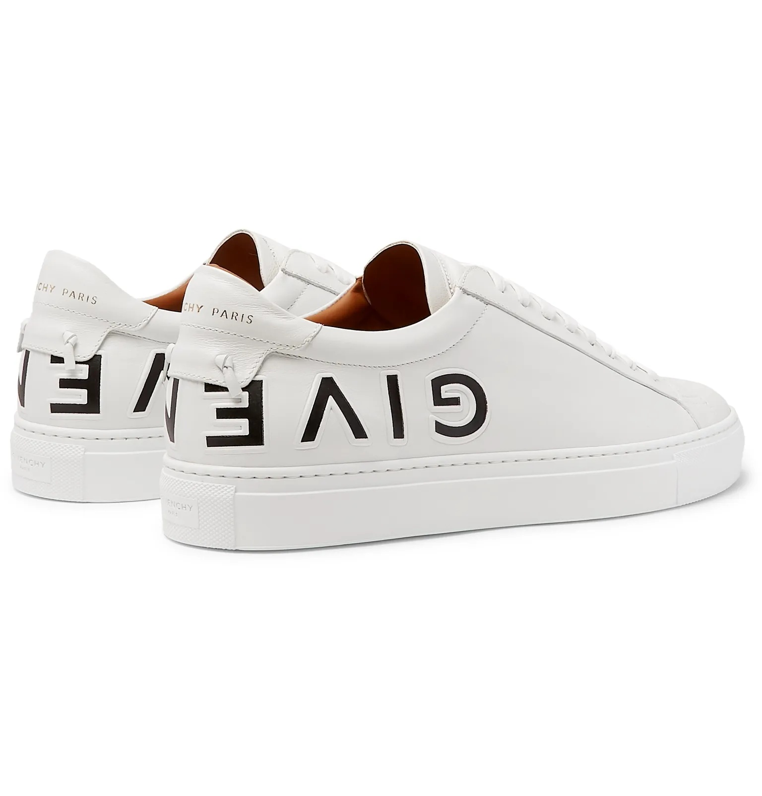 Urban Street Logo-Embossed Leather Sneakers - 6