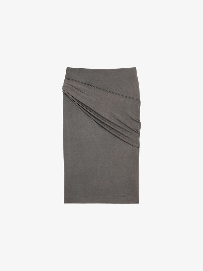 DRAPED SKIRT IN CREPE 5