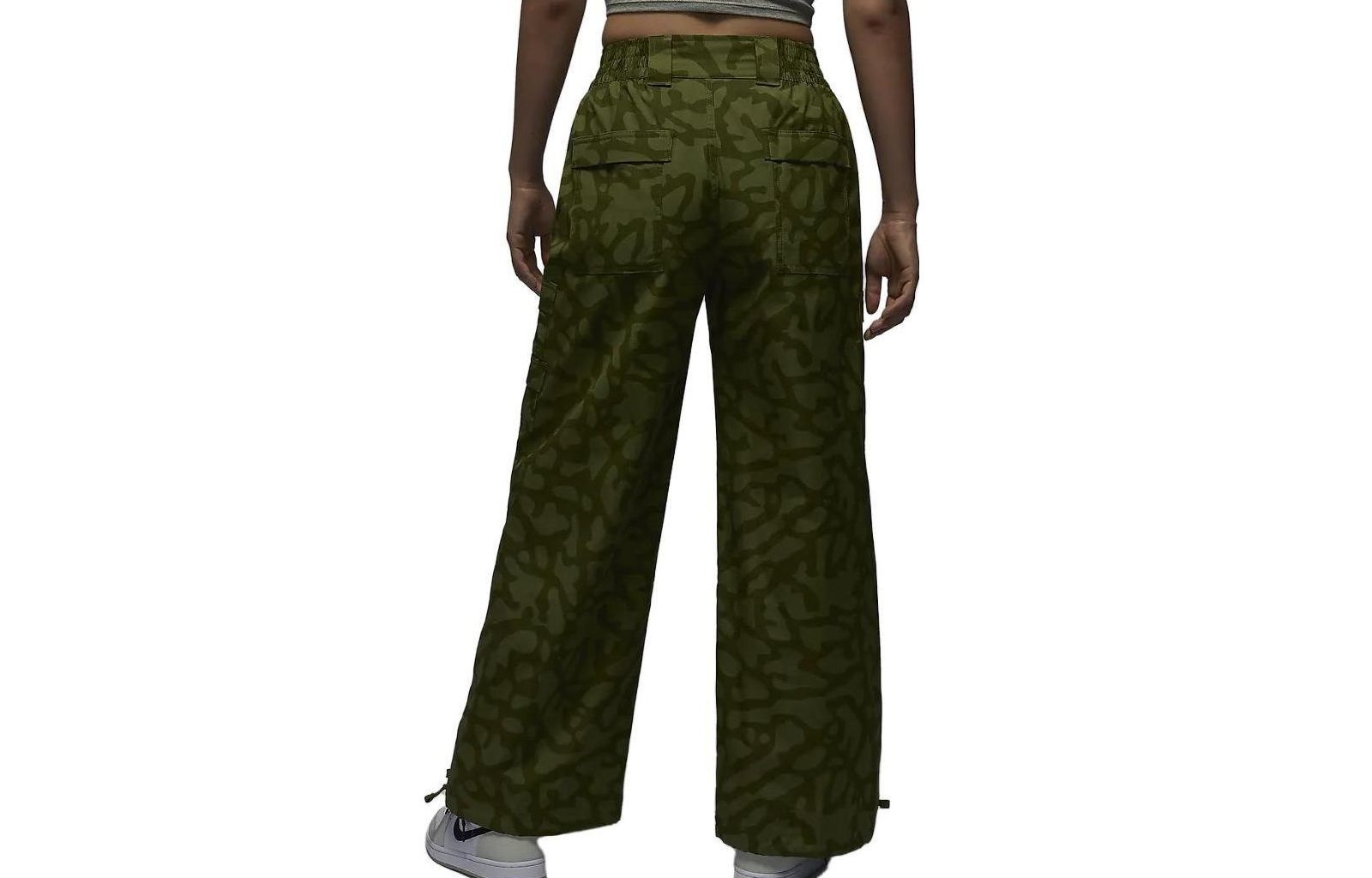 (WMNS) Air Jordan Chicago Pants Asia Sizing 'Light Olive Green' FD7213-340 - 3
