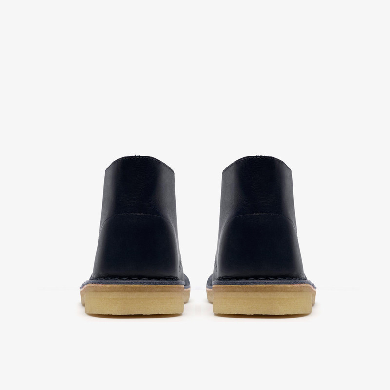 Desert Boot Navy Leather 6