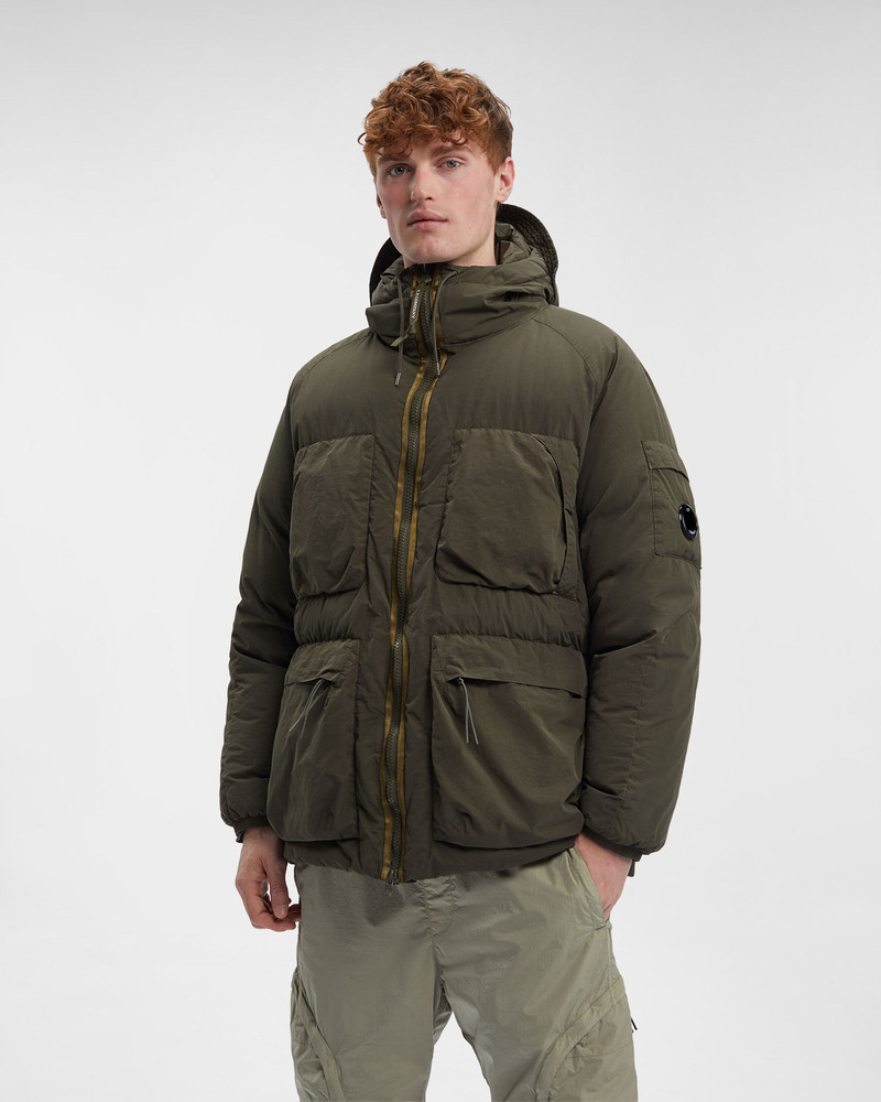 C.P. Company Flatt Nylon Hooded Down Parka outlook