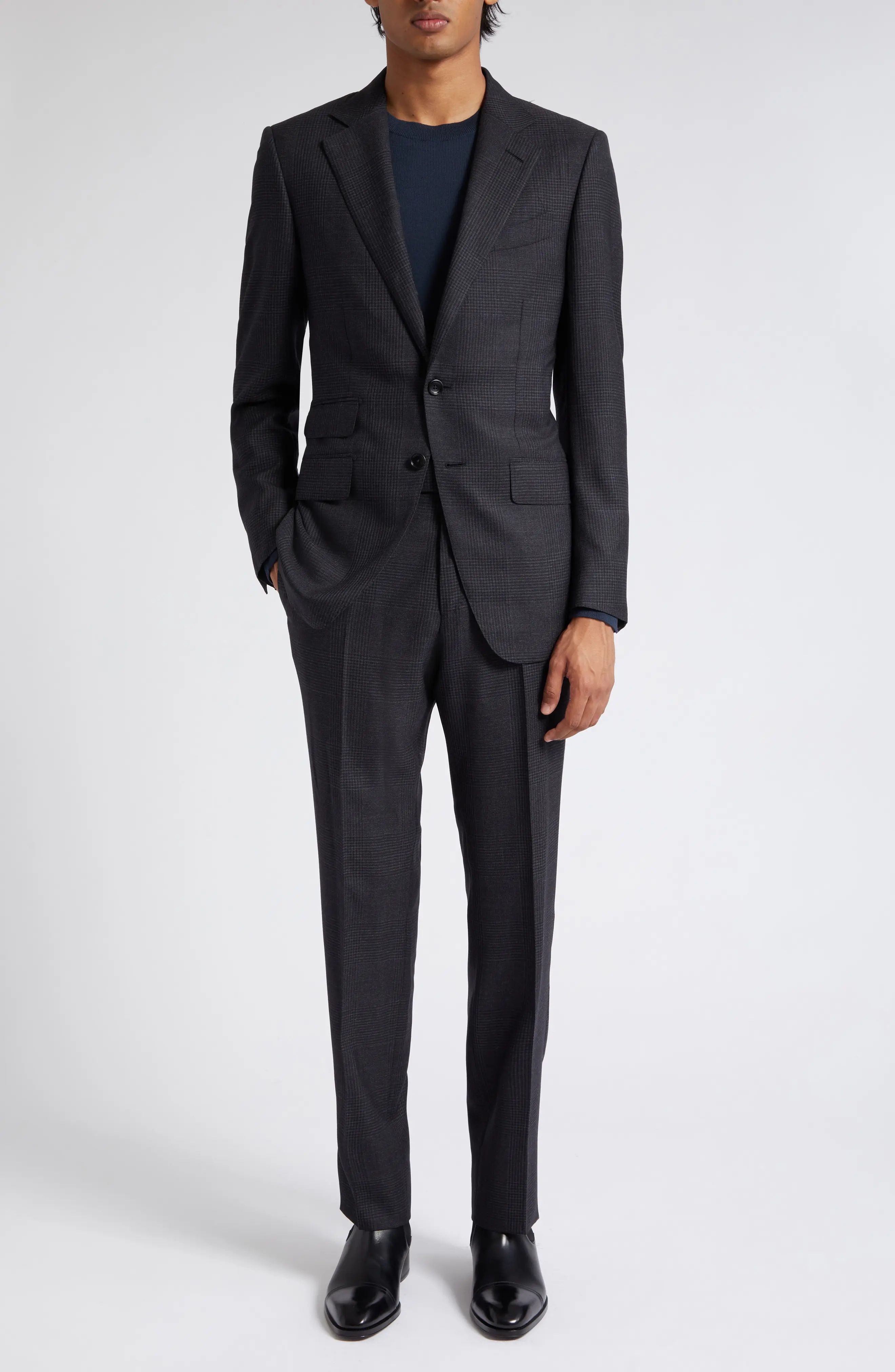 O'Connor Canvas Check Wool Suit - 1