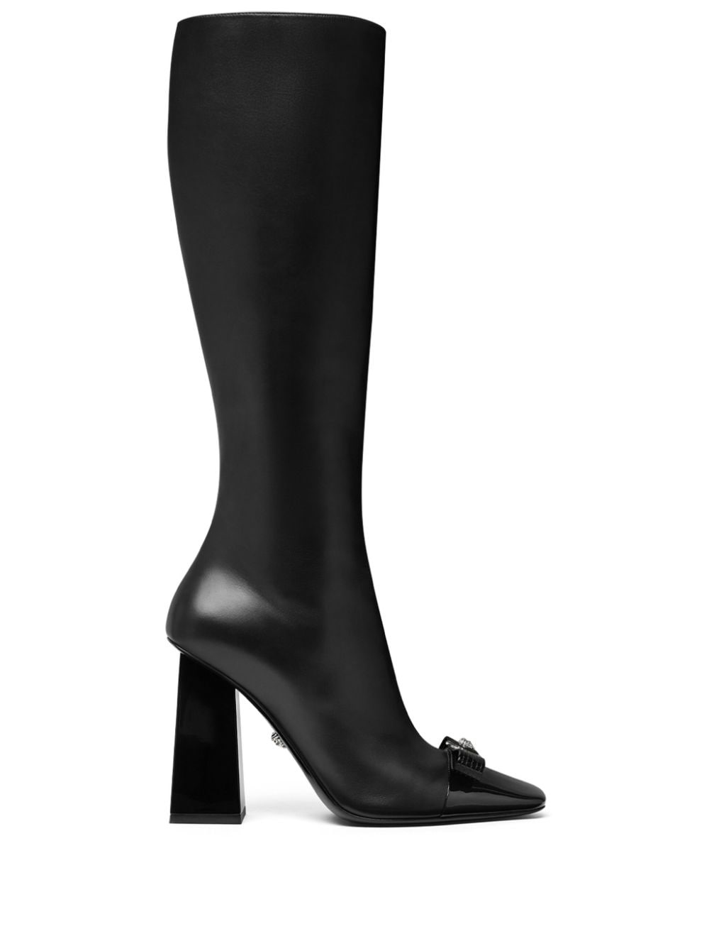 Gianni Ribbon 105mm knee-high boots - 1