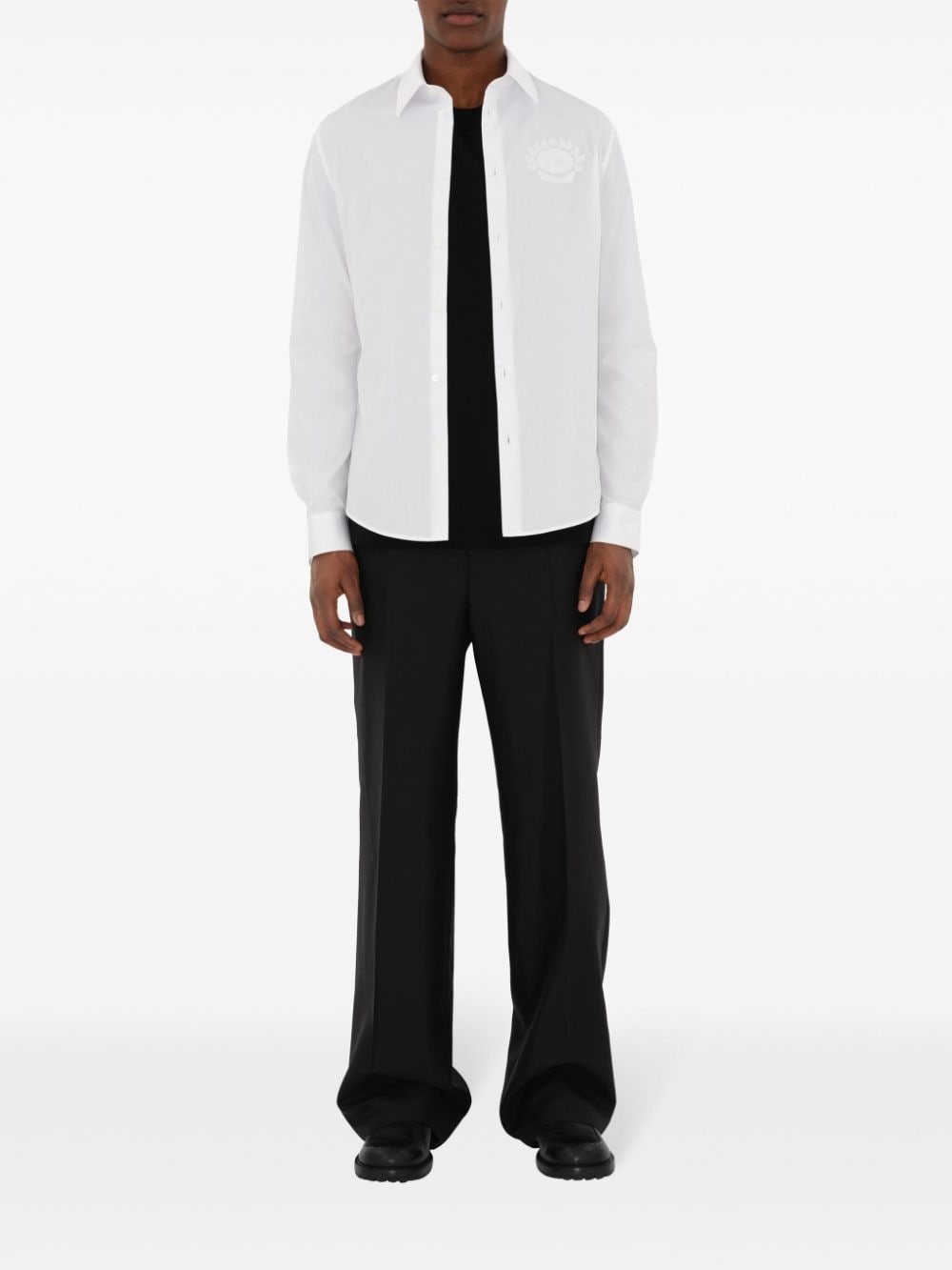 EKD-embroidered cotton shirt - 2