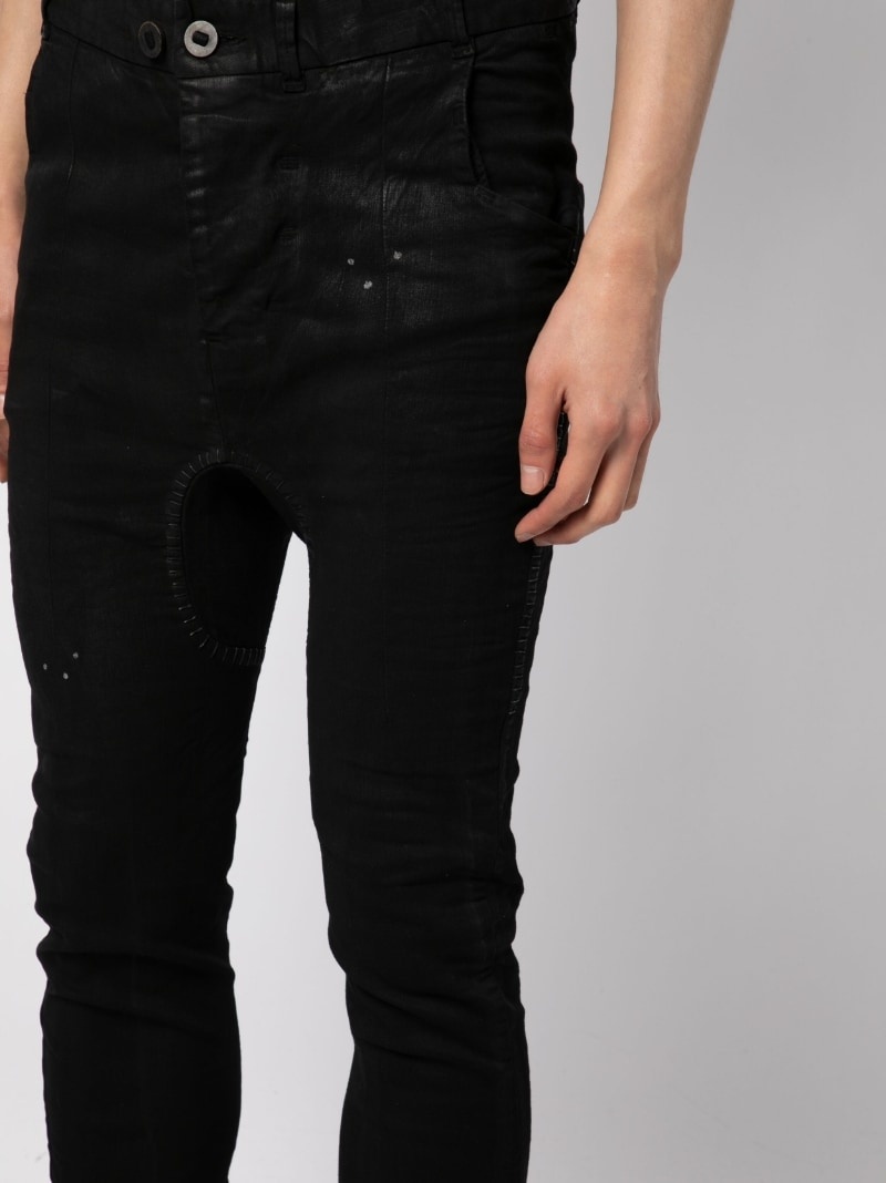 skinny-cut denim jeans - 5