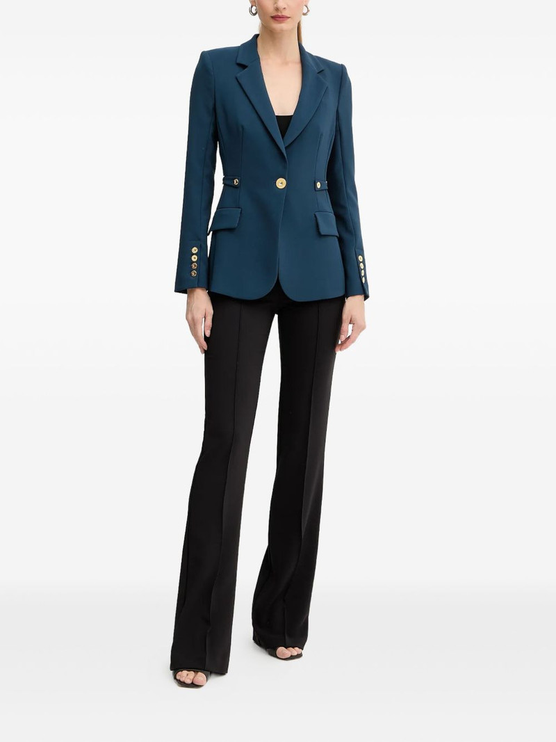 ELISABETTA FRANCHI button embellished blazer outlook
