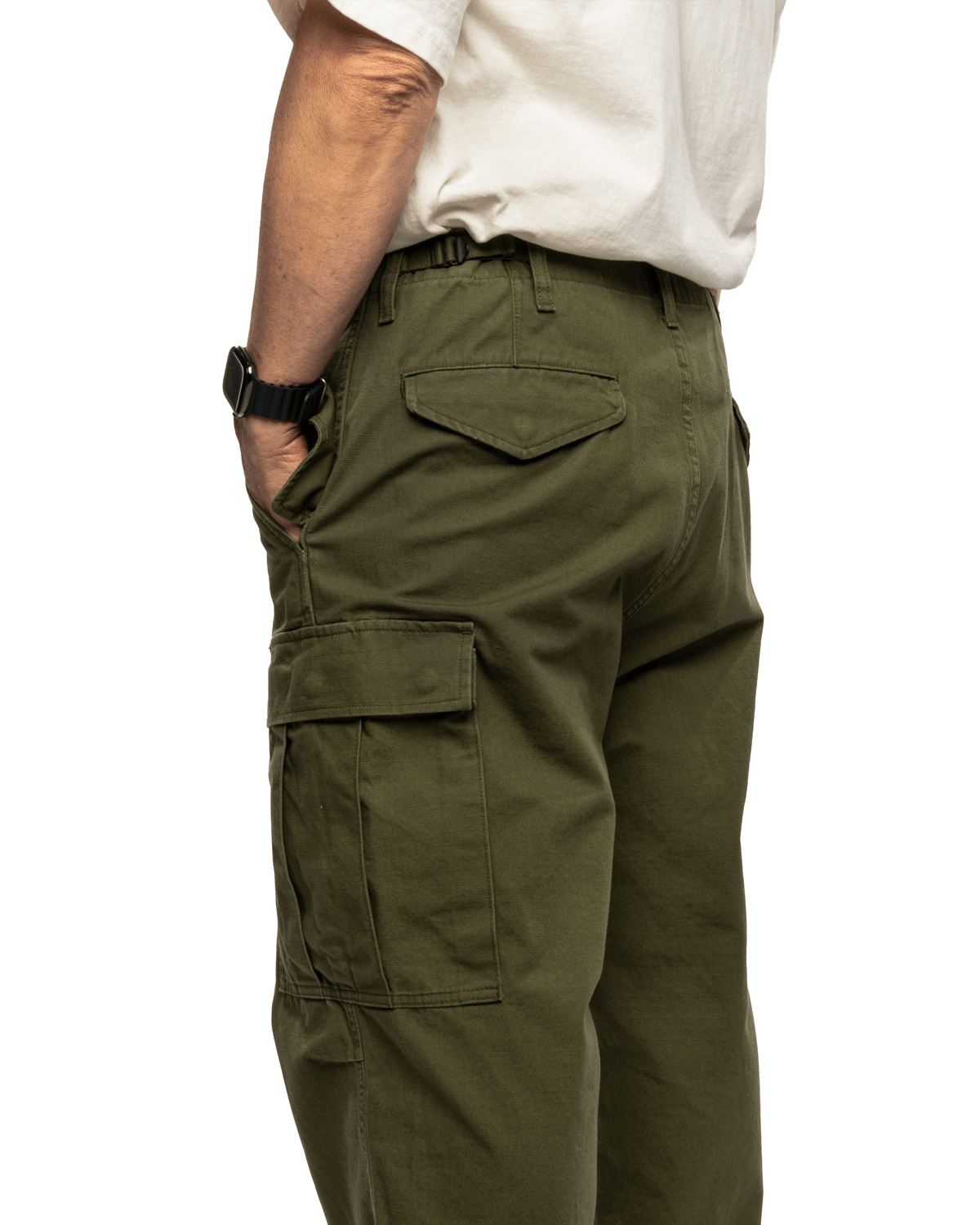 Military Cargo Pant Ripstop Olive Green - 5