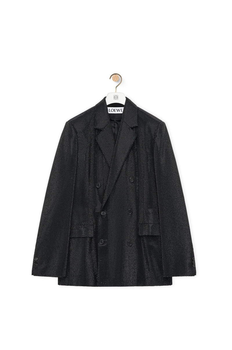 Embelisshed jacket in wool and mohair 1