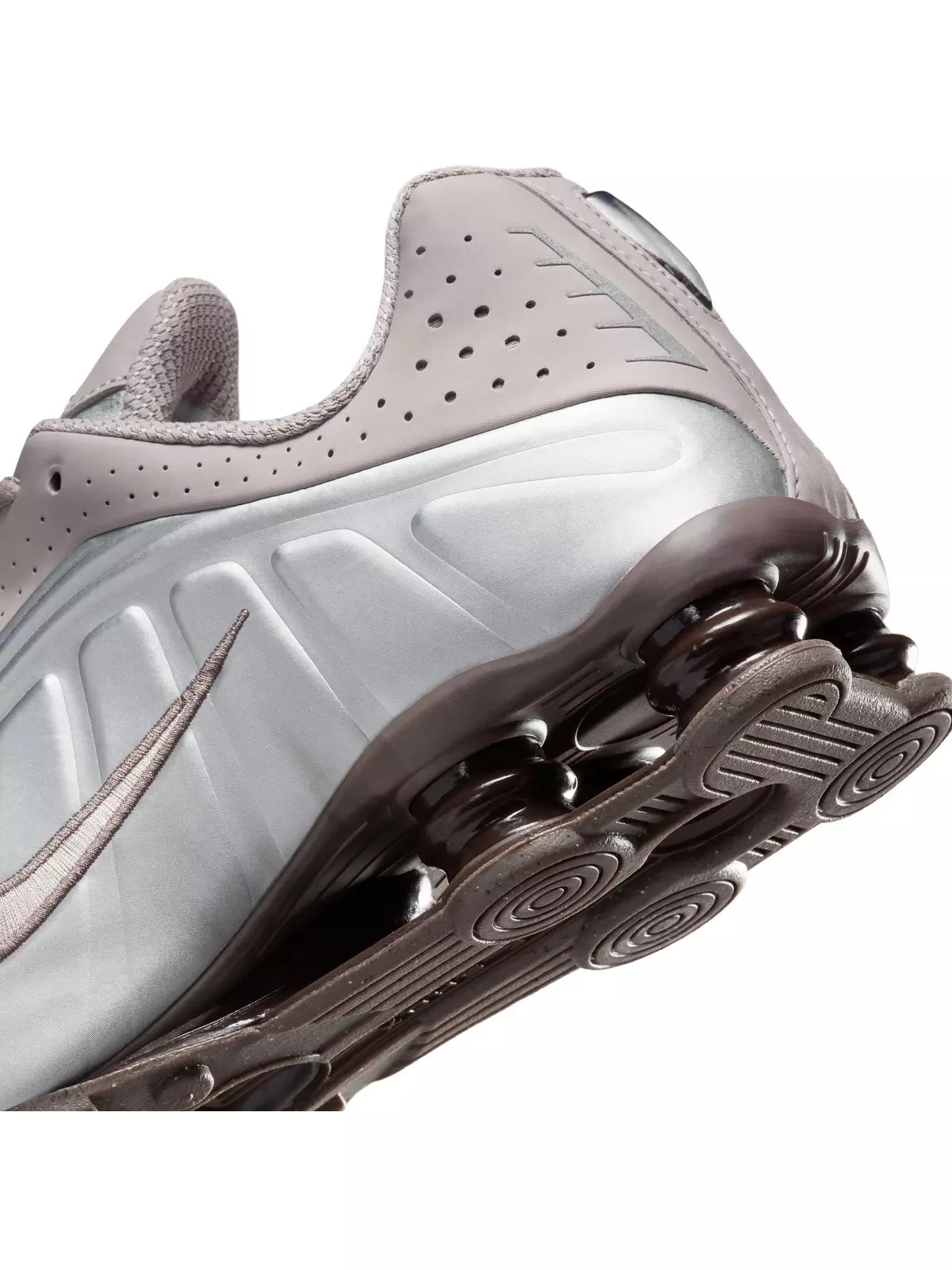 Shox R4 "Cave Stone/College Grey" Men's Shoe - 10
