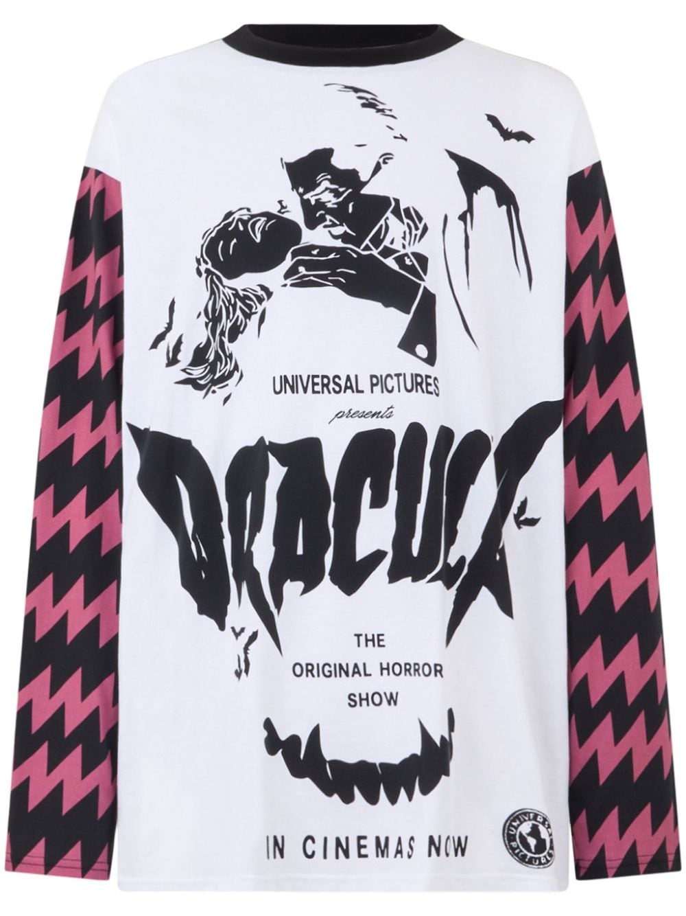 Dracula-print long sleeve t-shirt - 1