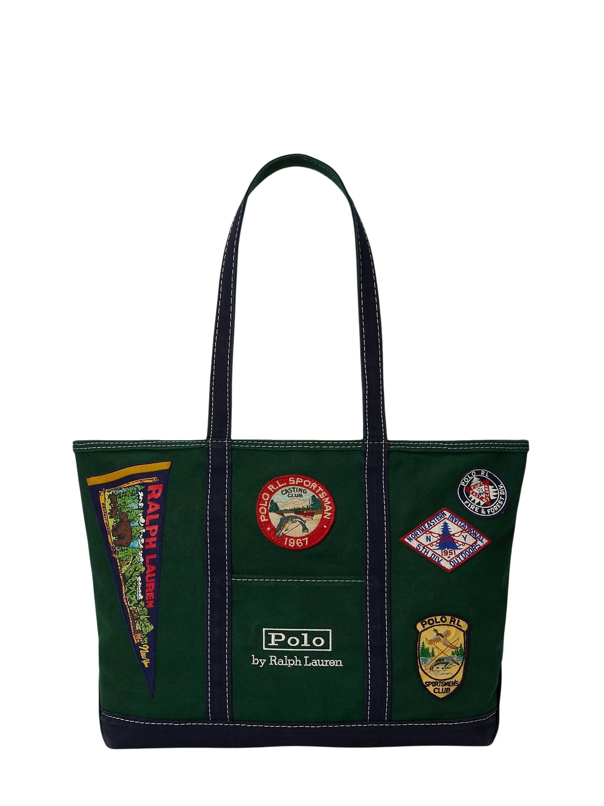 Logo-Patch Canvas Tote - 1