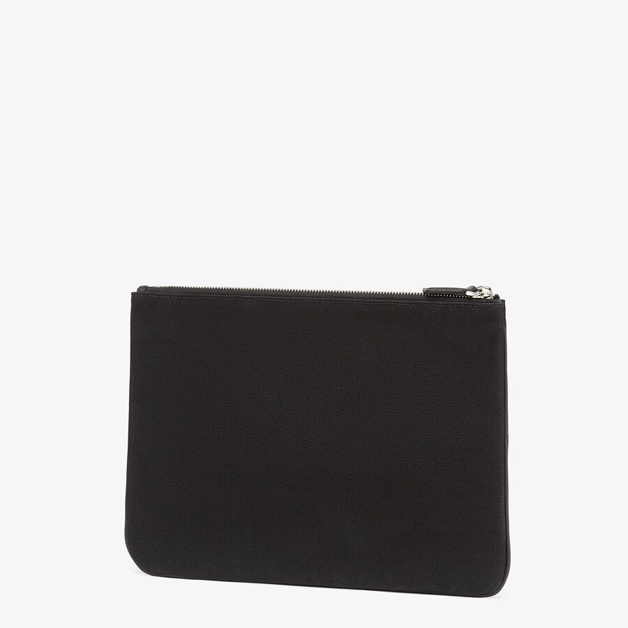 Black canvas pouch - 2