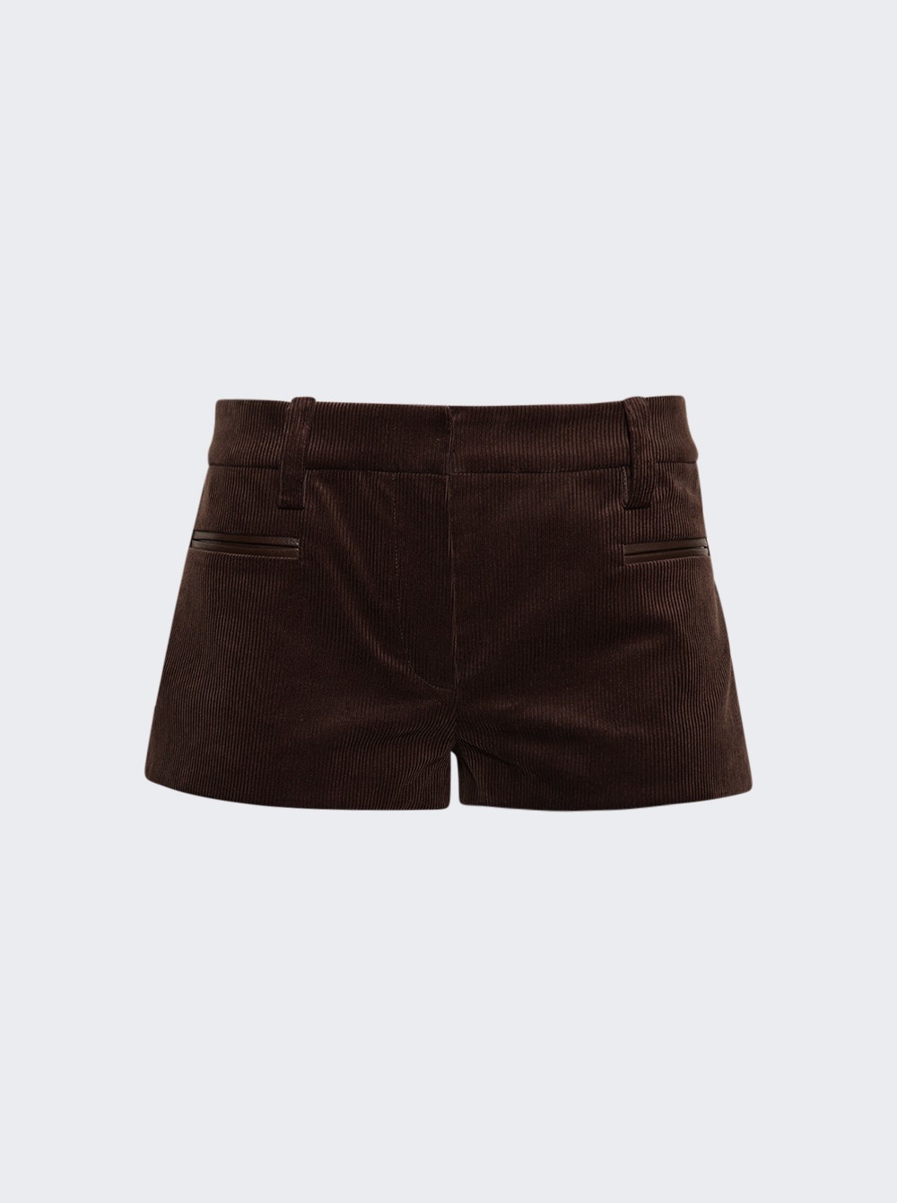 Corduroy Shorts Brown - 1